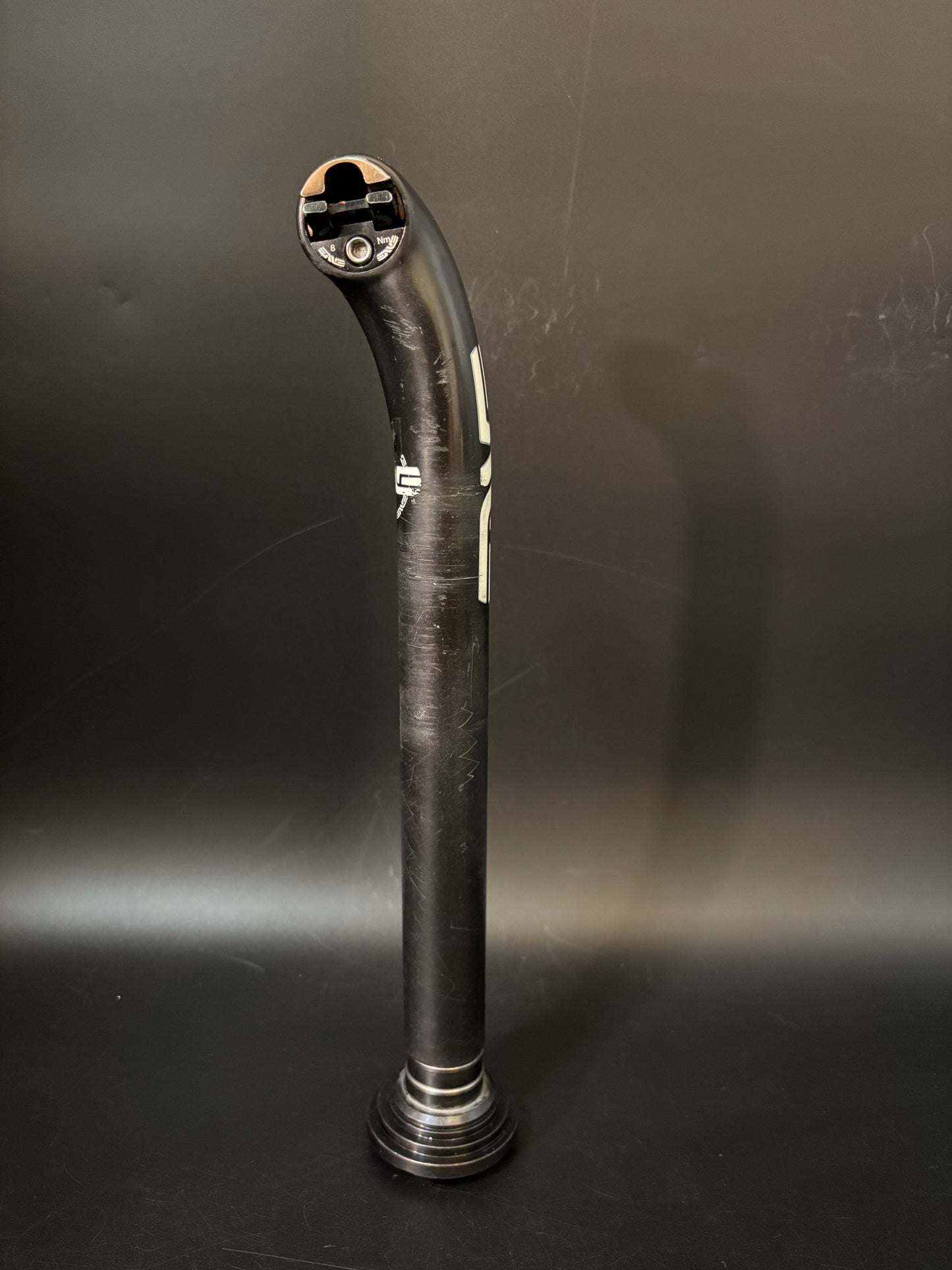 Enve White Logo Setback Seatpost Carbon 31.6 300mm