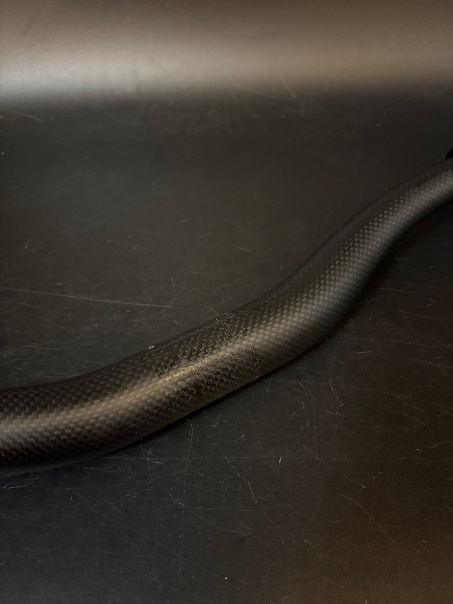 Unbranded Riser Handlebar Carbon 610mm 31.8