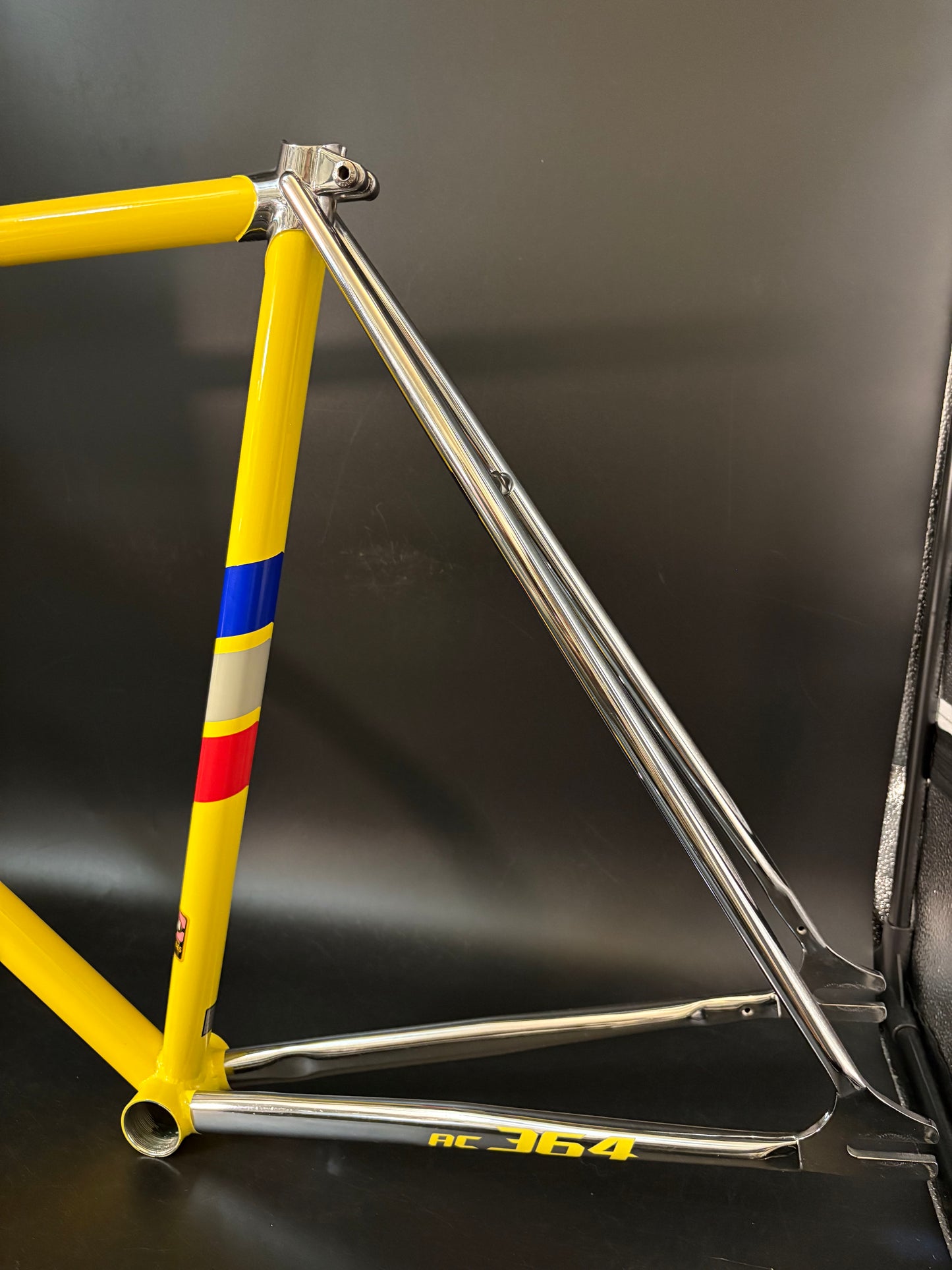 Look AC 364 Frameset Yellow/Chrome Medium