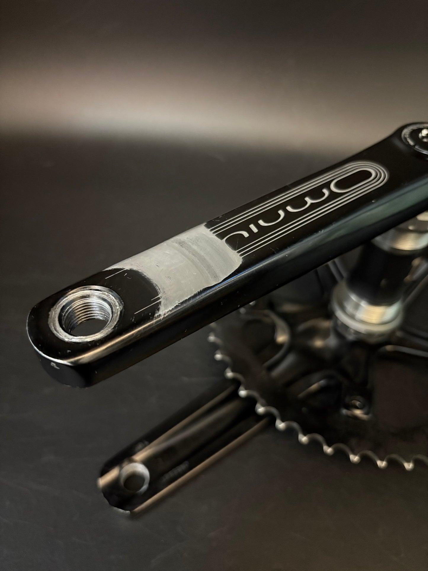 Sram Omnium Crankset Black 165mm 48t
