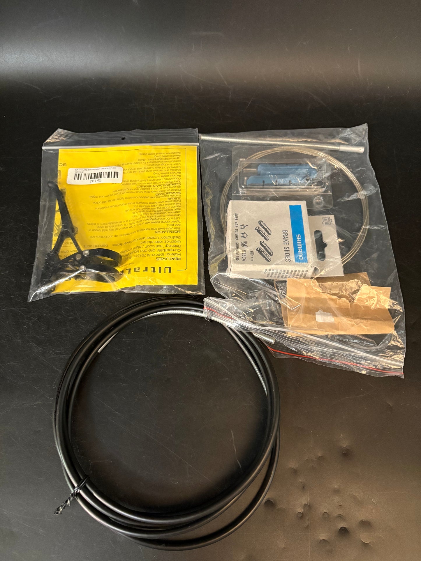 Extralite Ultra S3 / Shimano Ultegra Brake Setup