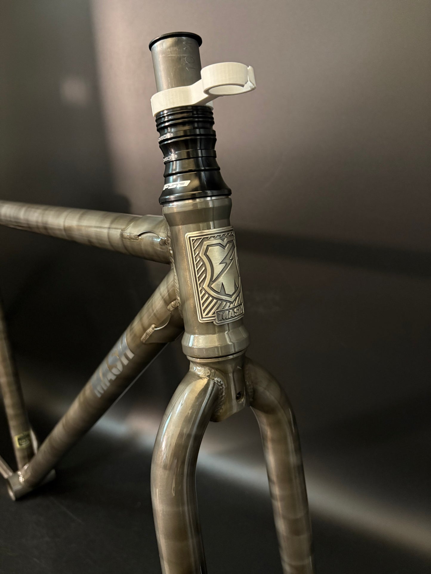 Mash Reyes Steel Frameset Phosphate Smoke Small