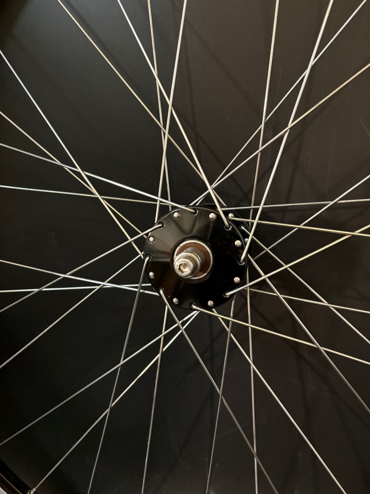 Mavic Open Pro Black / Phil Wood HF Front Wheel 32h