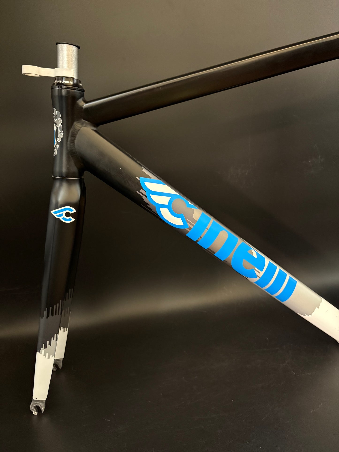 Cinelli Mash Histogram Frameset Black/Blue 53cm