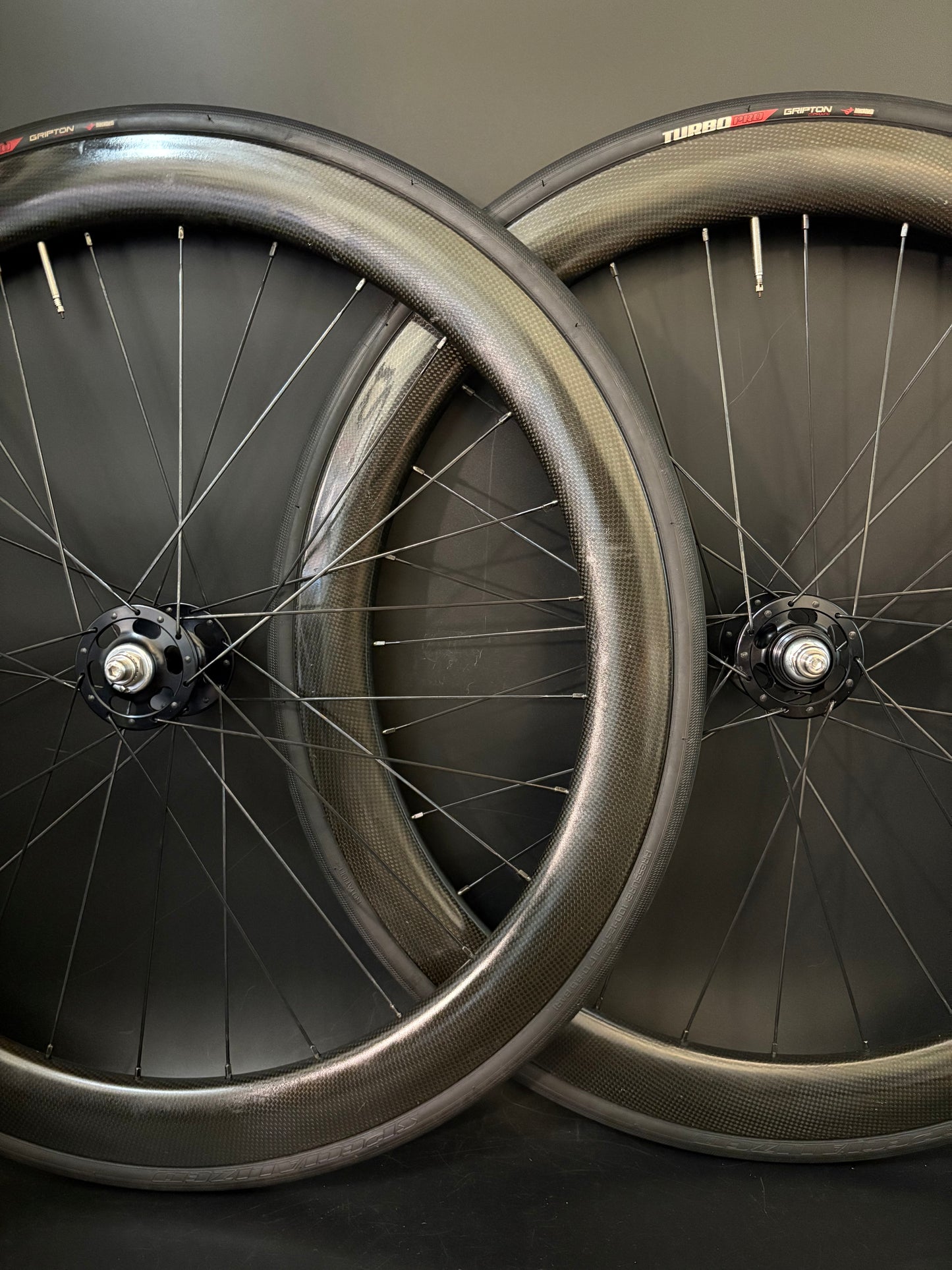 Unbranded 50mm Carbon Clincher / Paul HF Wheelset 28h