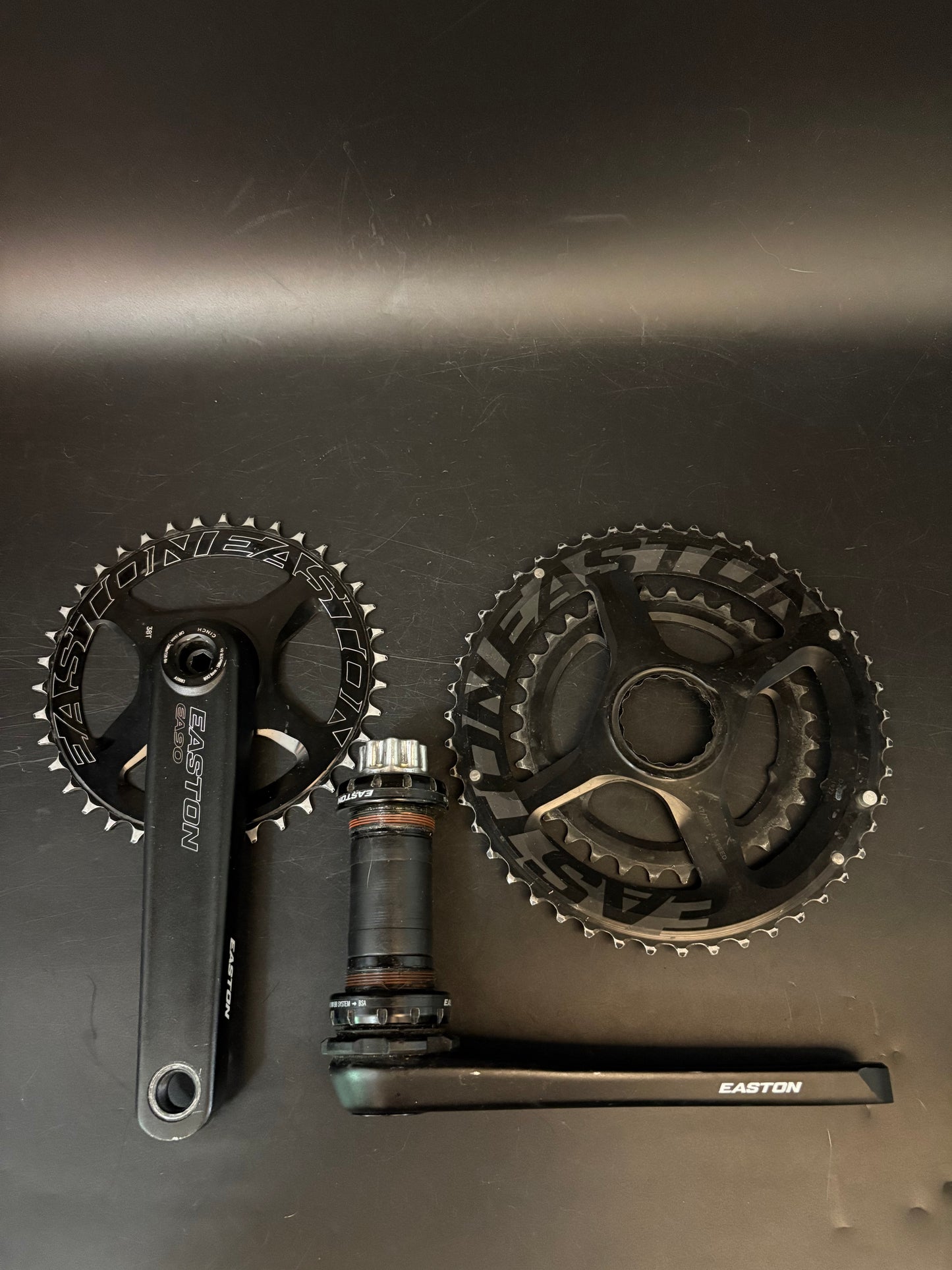 Easton EA90 Crankset Black 170mm 32/38/47t