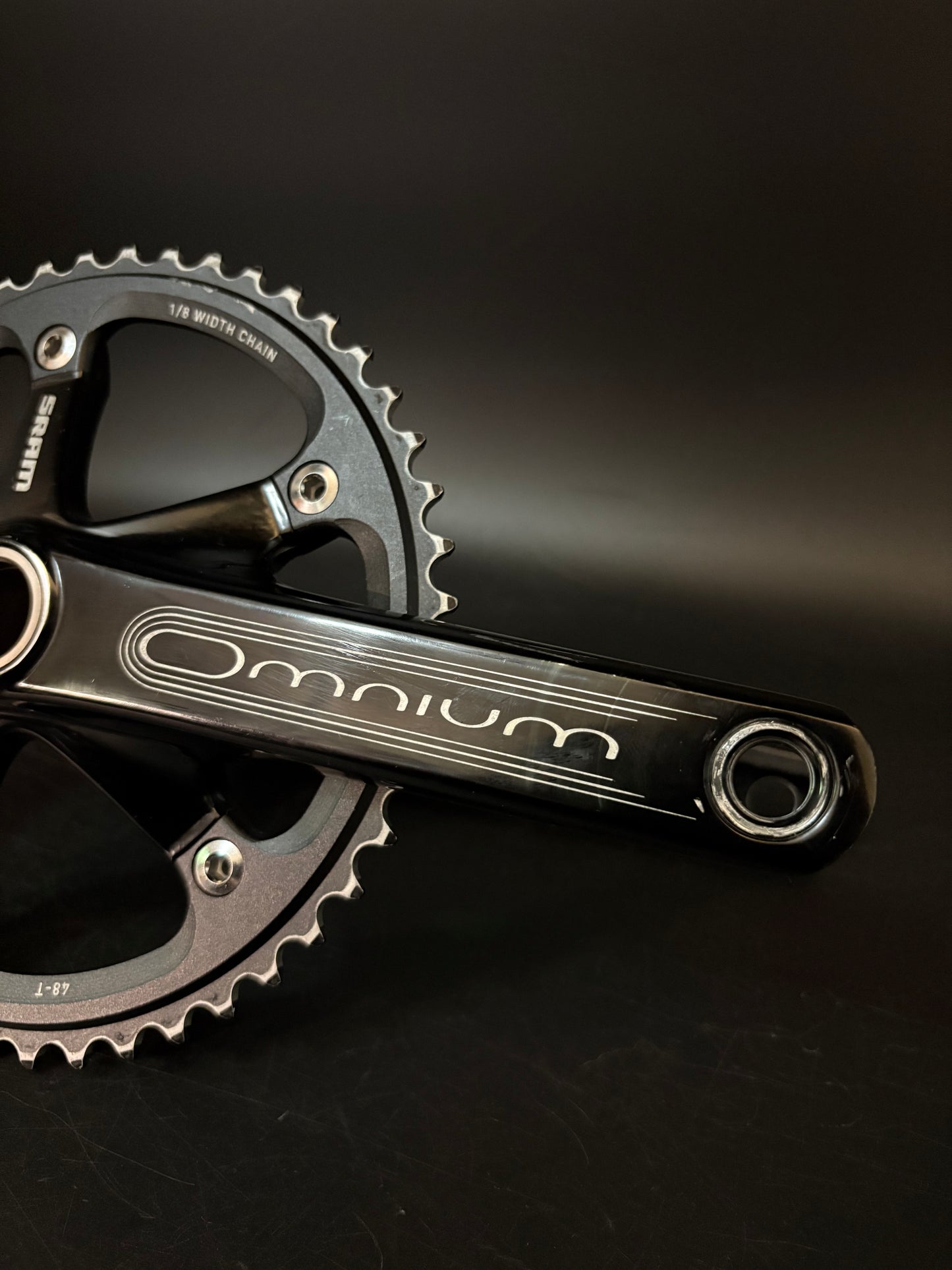 Sram Omnium Crankset Black 165mm 48t