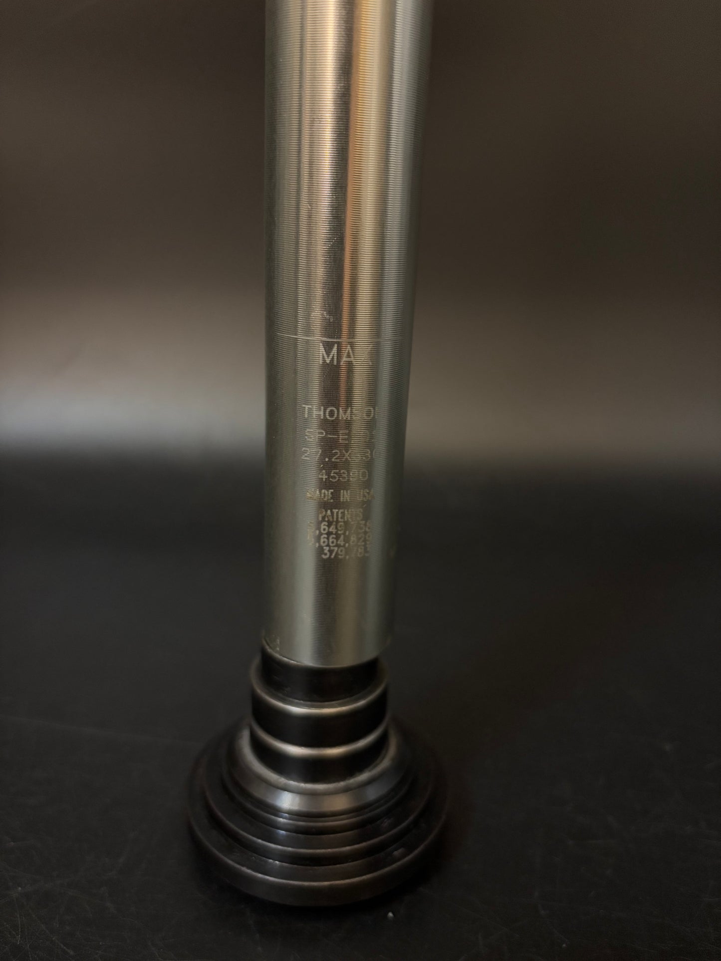 Thomson Elite Seatpost Silver/Black 27.2 330mm