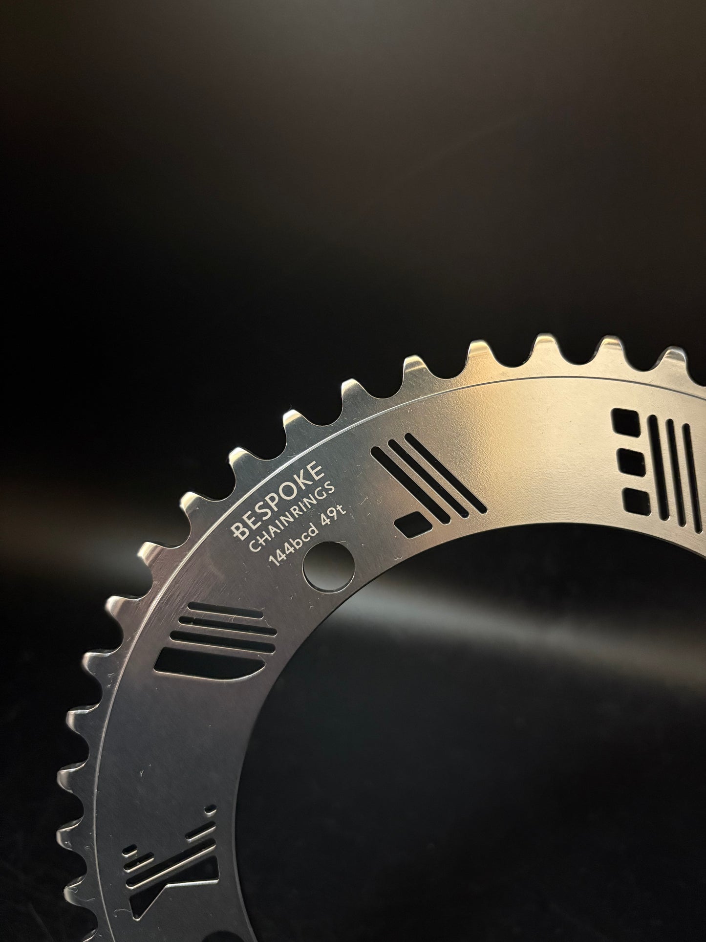 Bespoke x Deluxe Chainring Silver 49t