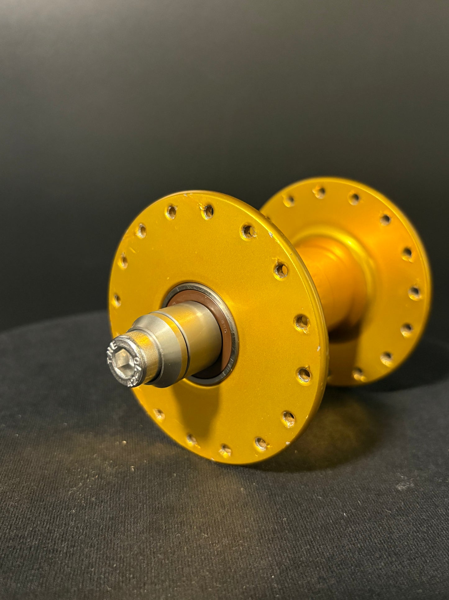 Phil Wood High Flange Track Hubs Gold 32h