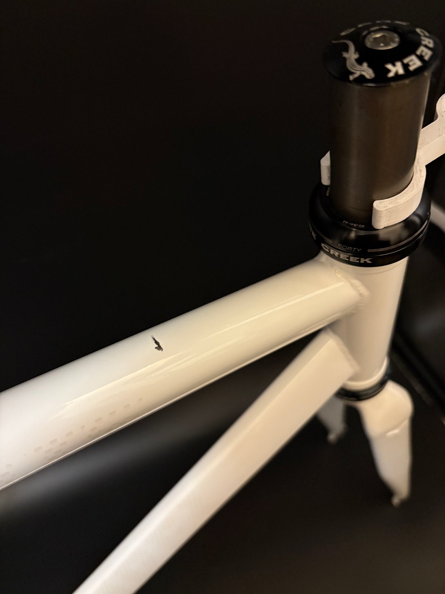 Leader 722 Heritage Steel Frameset White 55cm