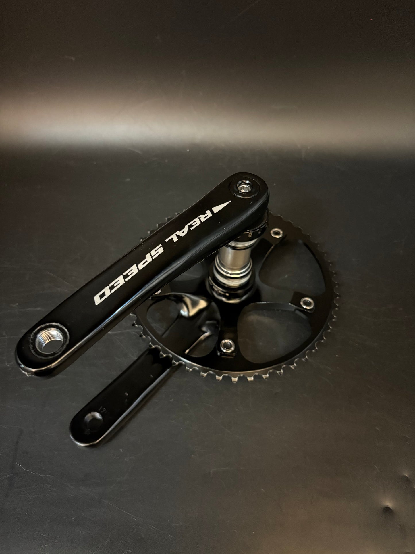 Real Speed TRK-1 Crankset Black 170mm 49t