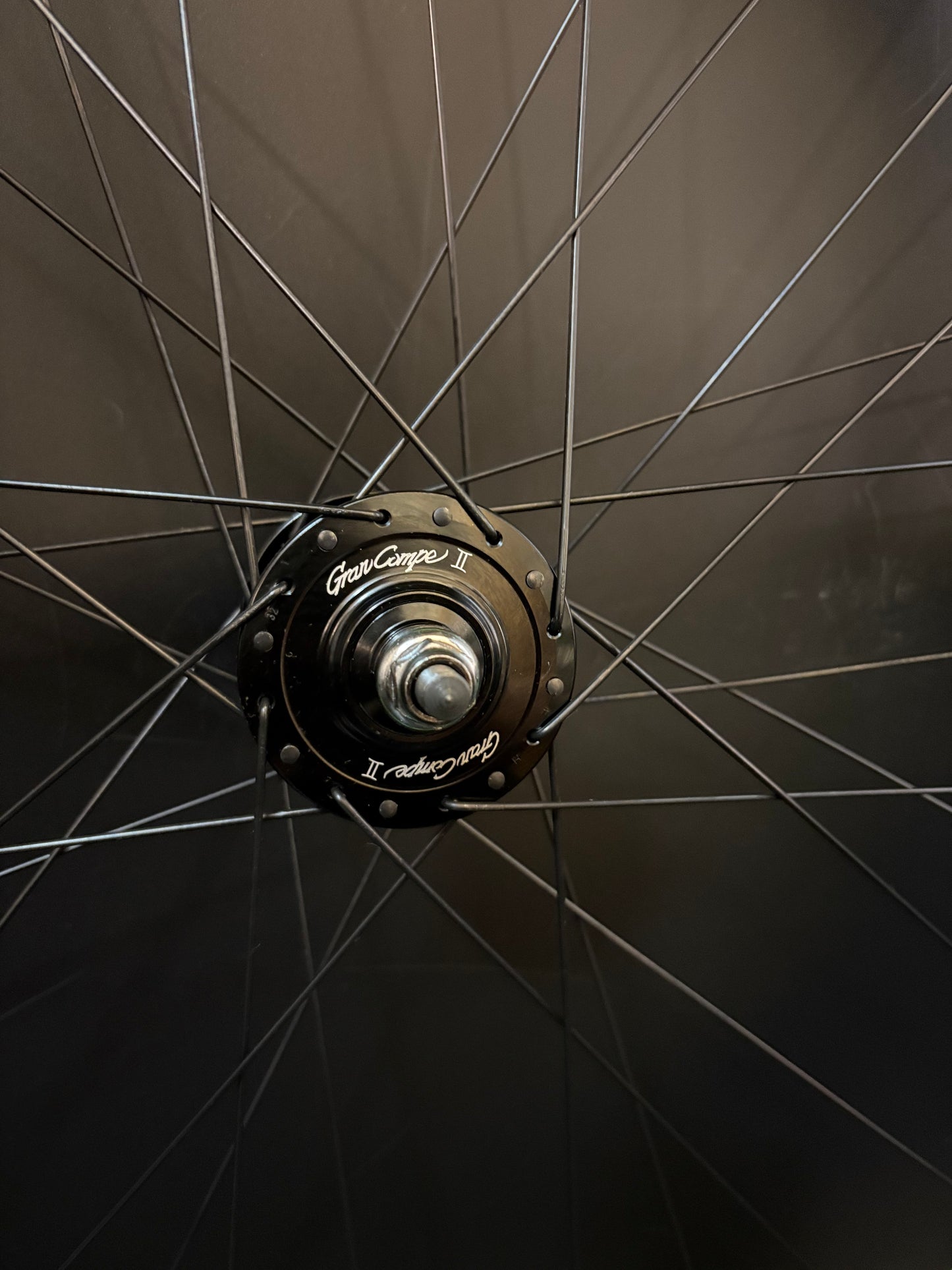 Velocity B43 Green / Gran Compe HF Wheelset 32h