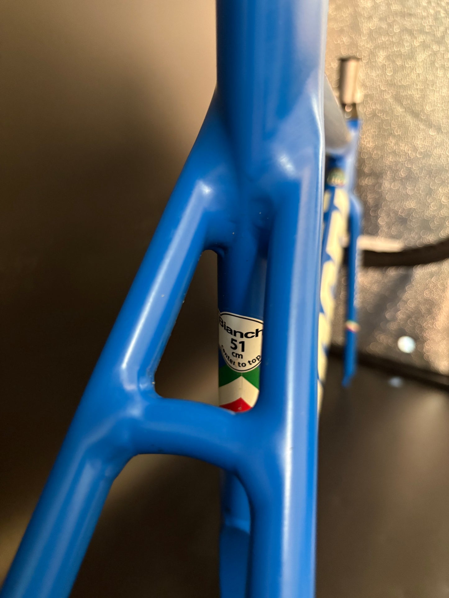Bianchi Super Pista Frameset Blue 51cm