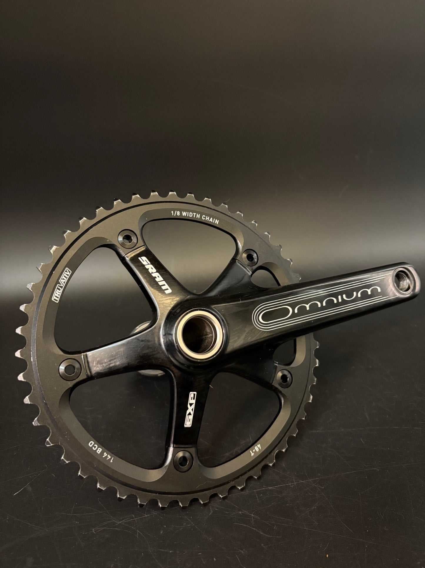 Sram Omnium Crankset Black 165mm