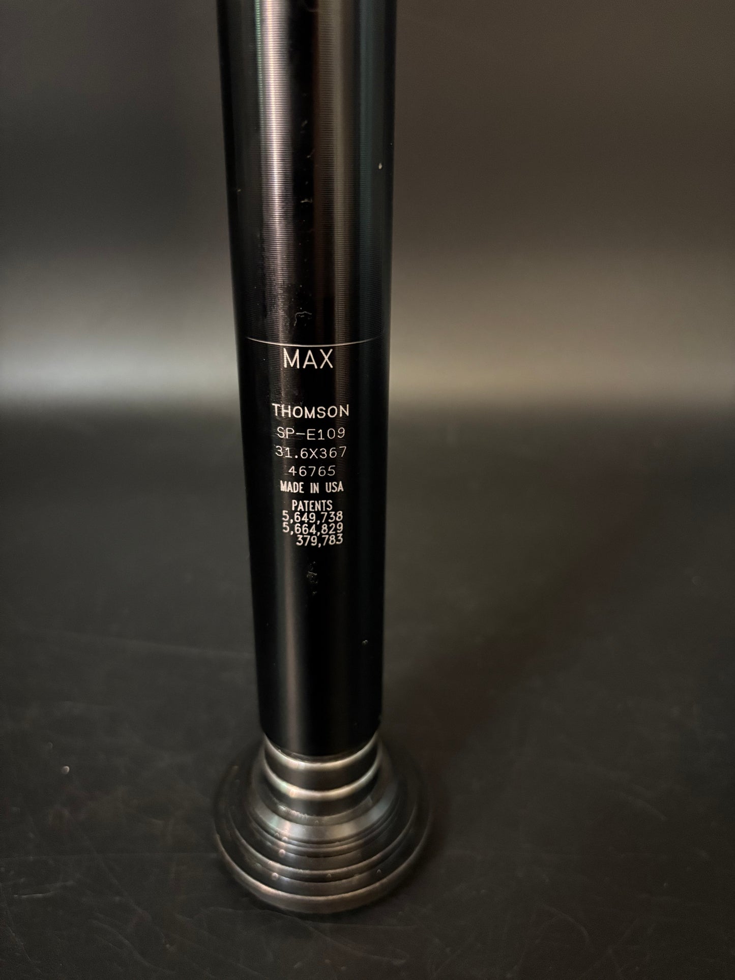 Thomson Elite Seatpost Black 31.6 367mm