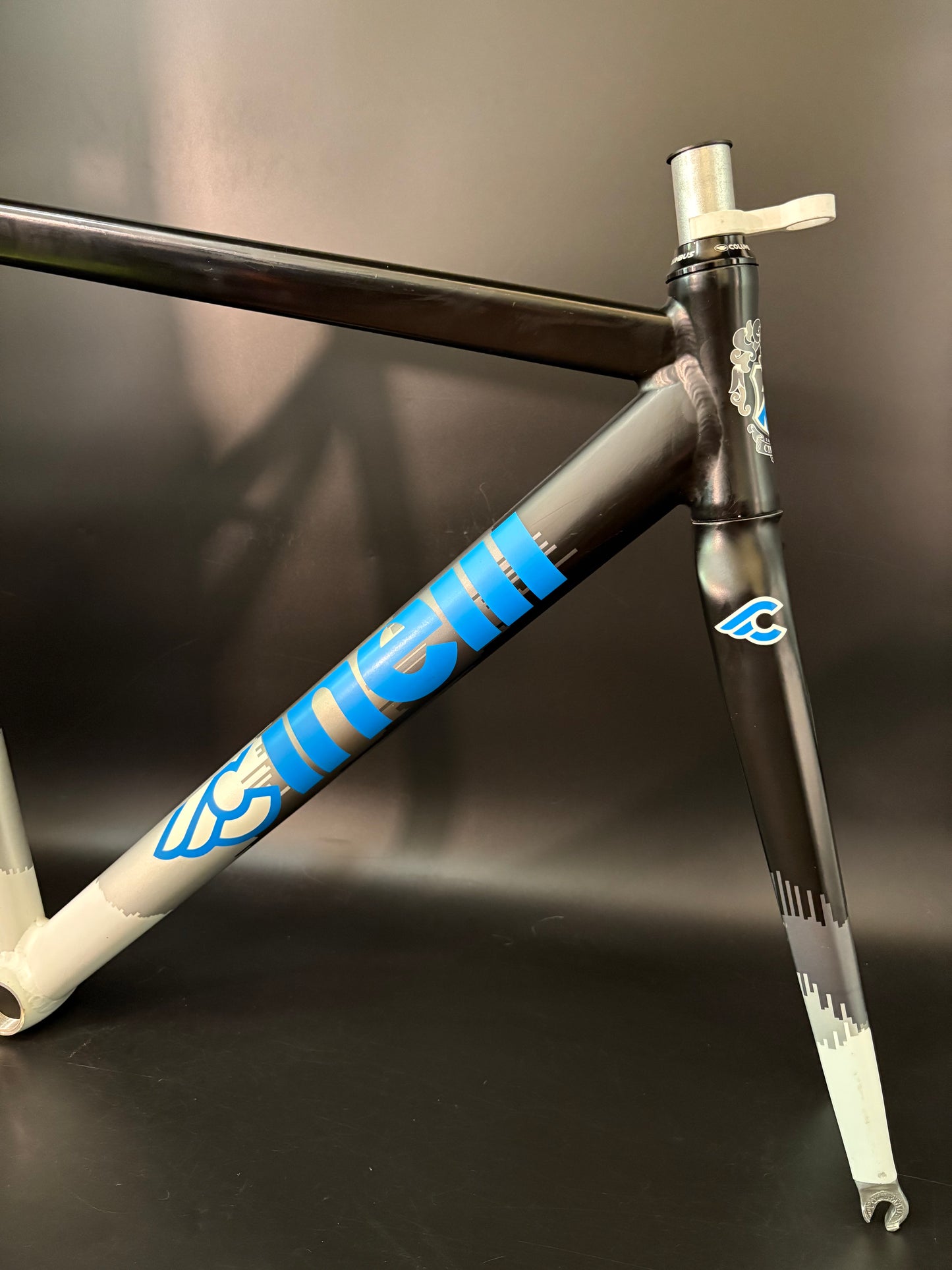 Cinelli Mash Histogram Frameset Black/Blue 53cm