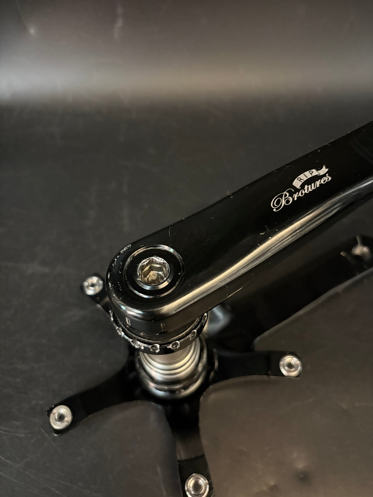 Brotures RIP Cranks Black 165mm