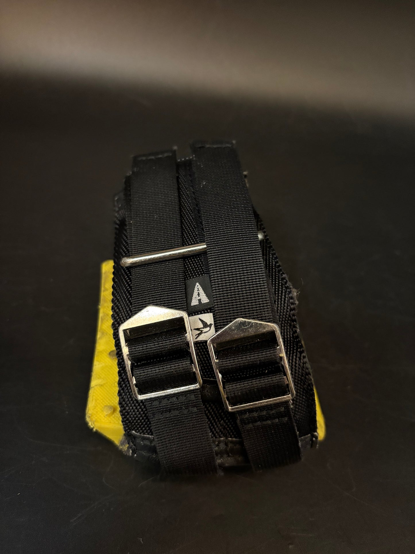 Theory Platform Pedals Yellow / Straps Pedal Setup