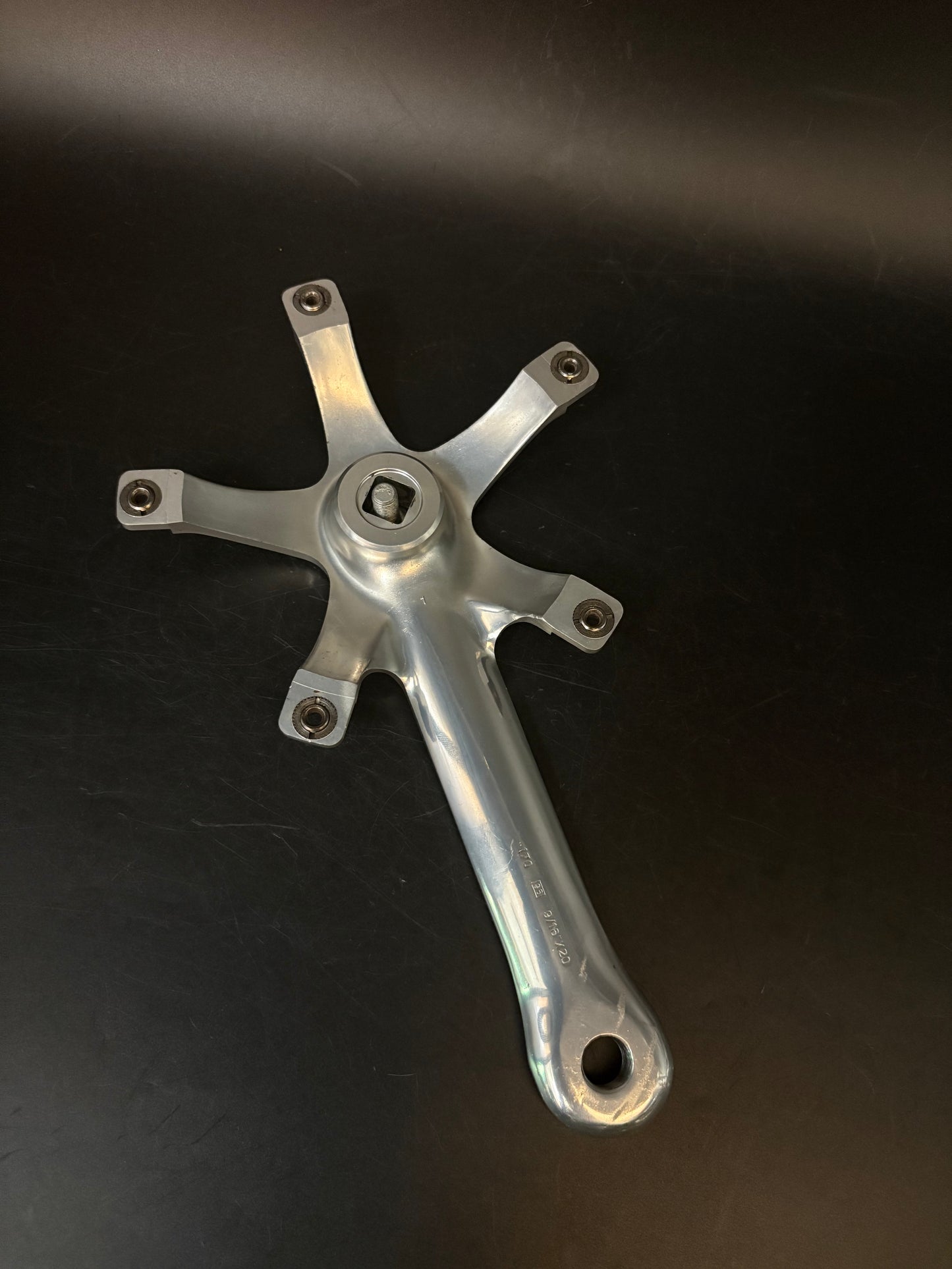 Campagnolo Record Pista Cranks Silver 170mm