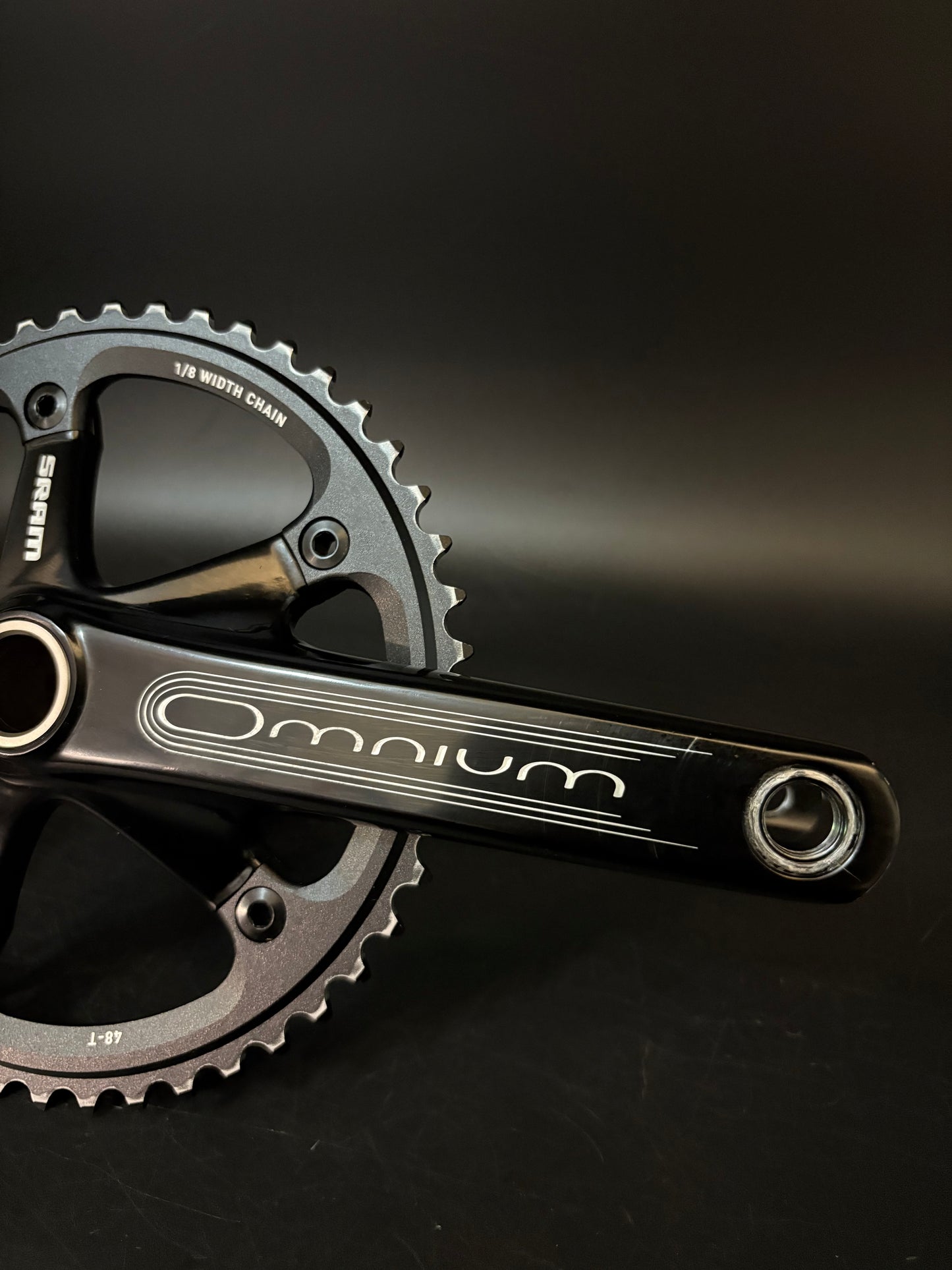 Sram Omnium Crankset Black 167.5mm 48t
