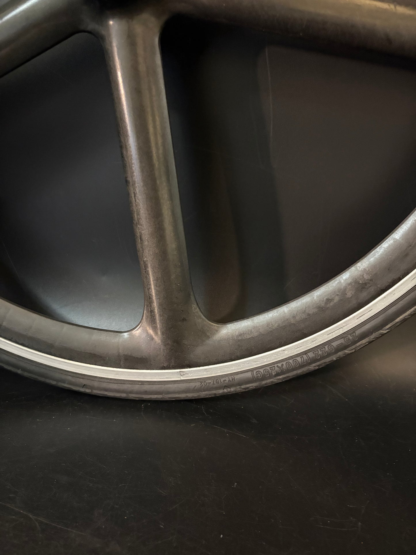 Aerospoke Clincher Front Wheel Black