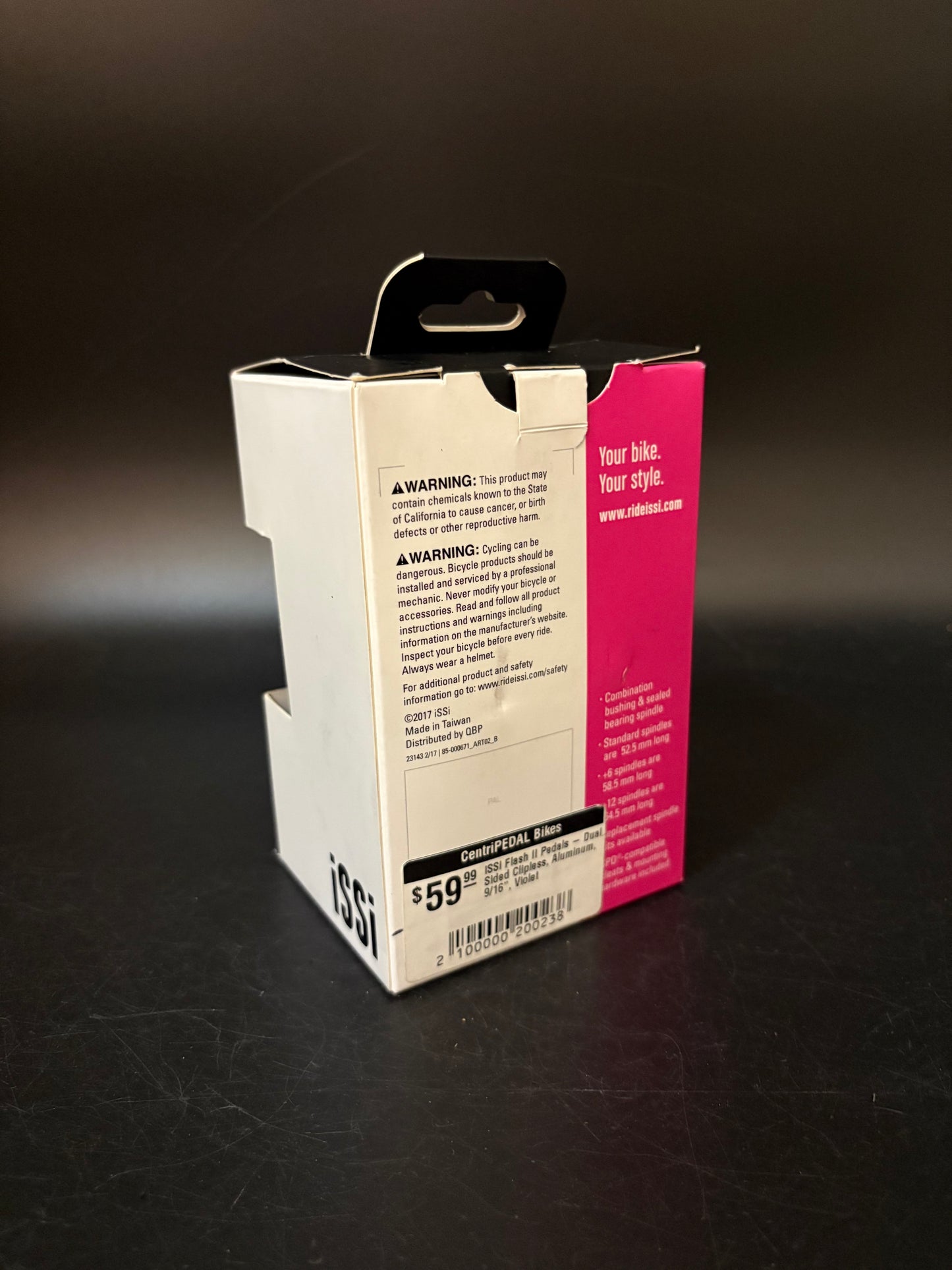 NEW Issi Flash II Clipless Pedals Purple