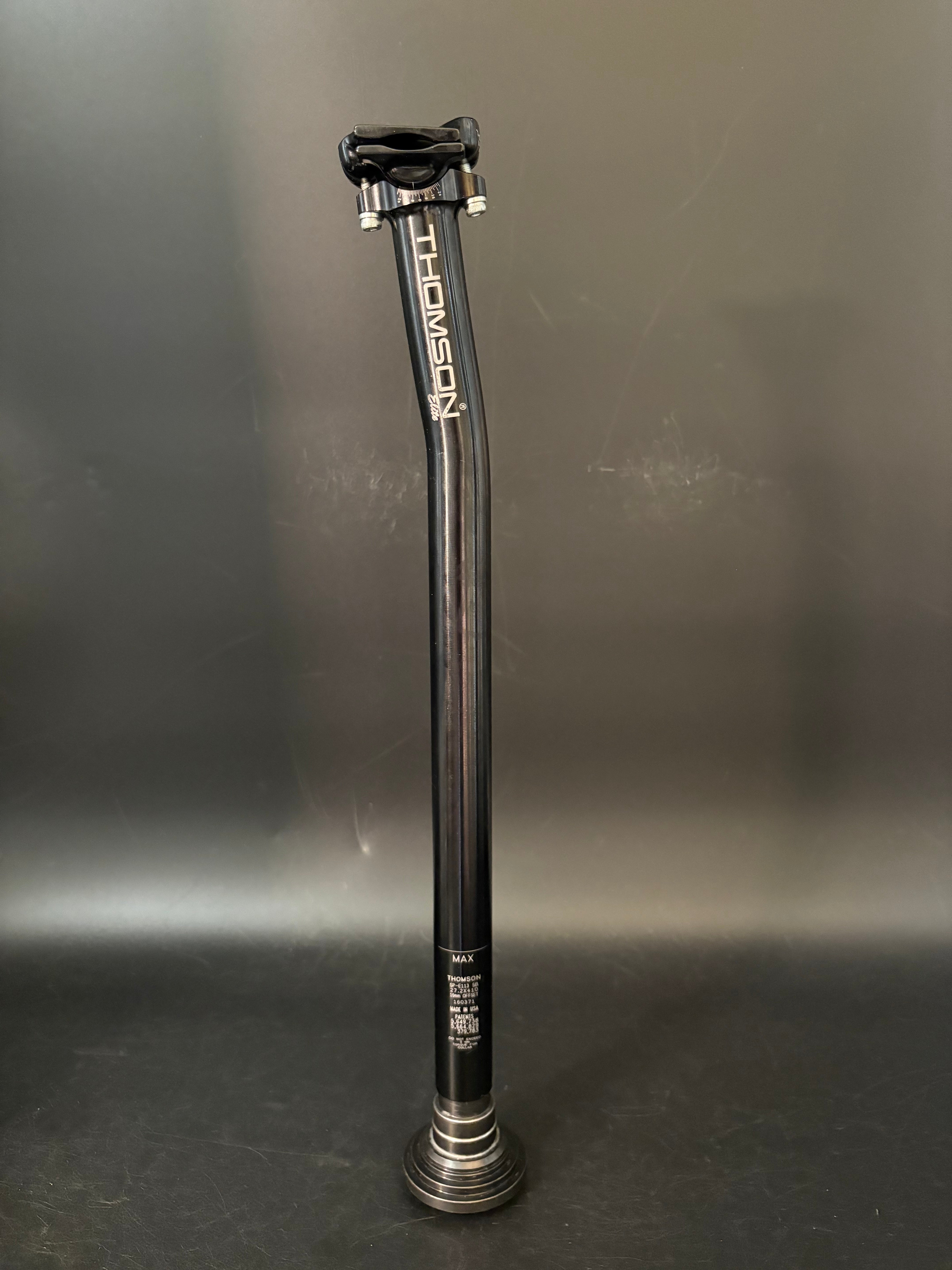 Thomson Elite Setback Seatpost Black 27.2 410mm – Track Lab