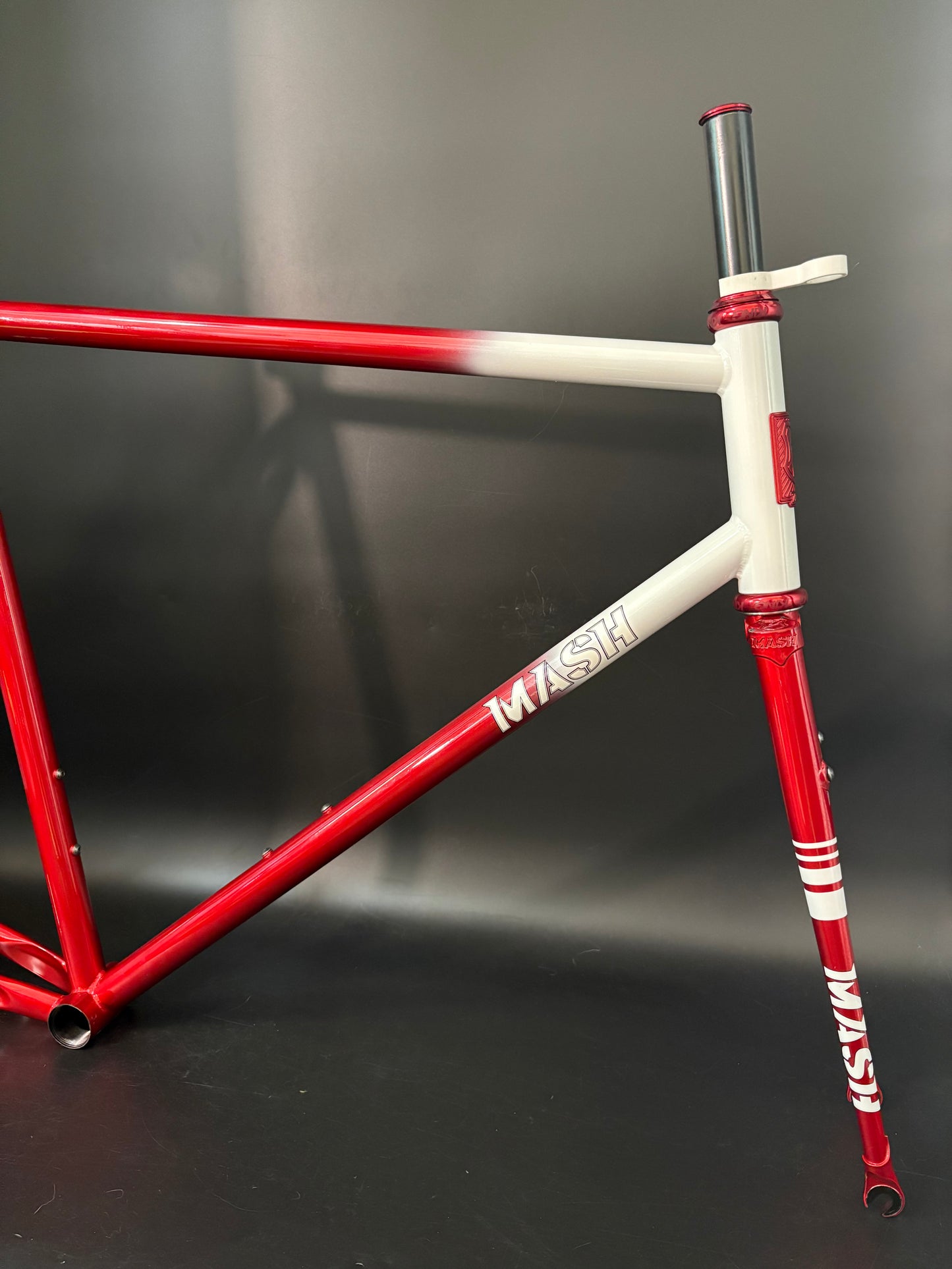 Mash Steel Frameset Red/White 60cm XL