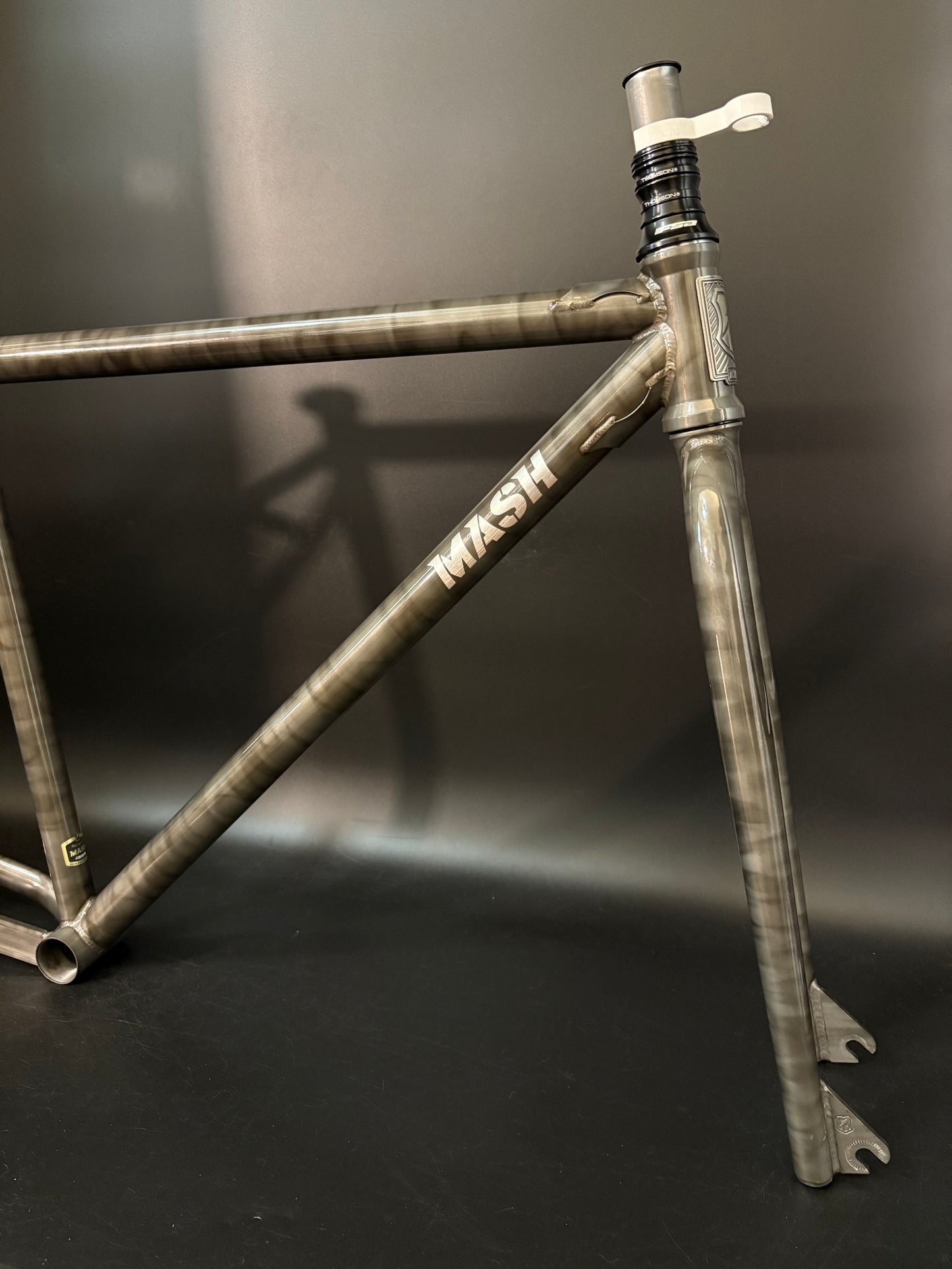 Mash Reyes Steel Frameset Phosphate Smoke Small