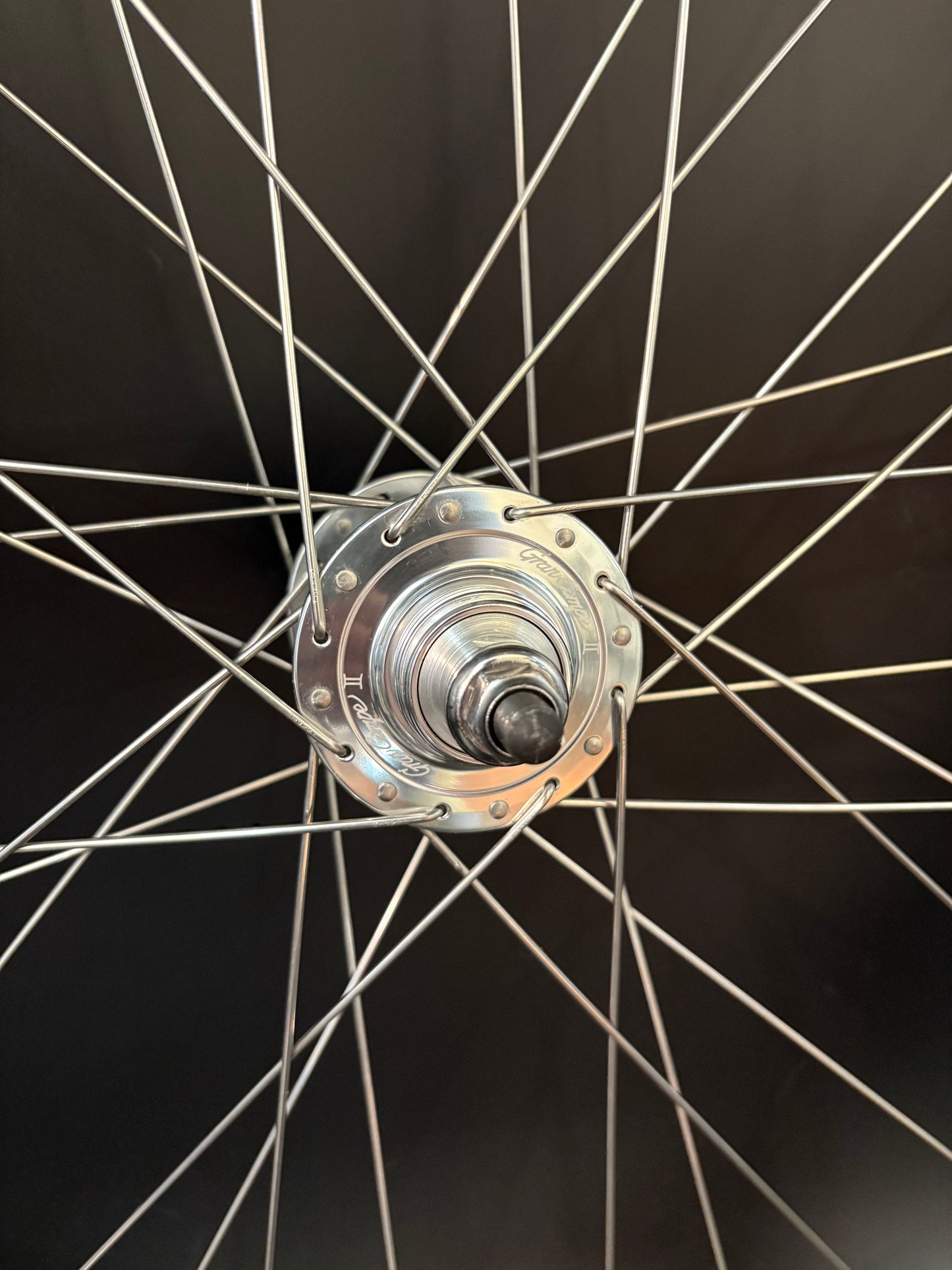 H Plus Son SL42 Silver / Gran Compe HF Silver Rear Wheel 32h