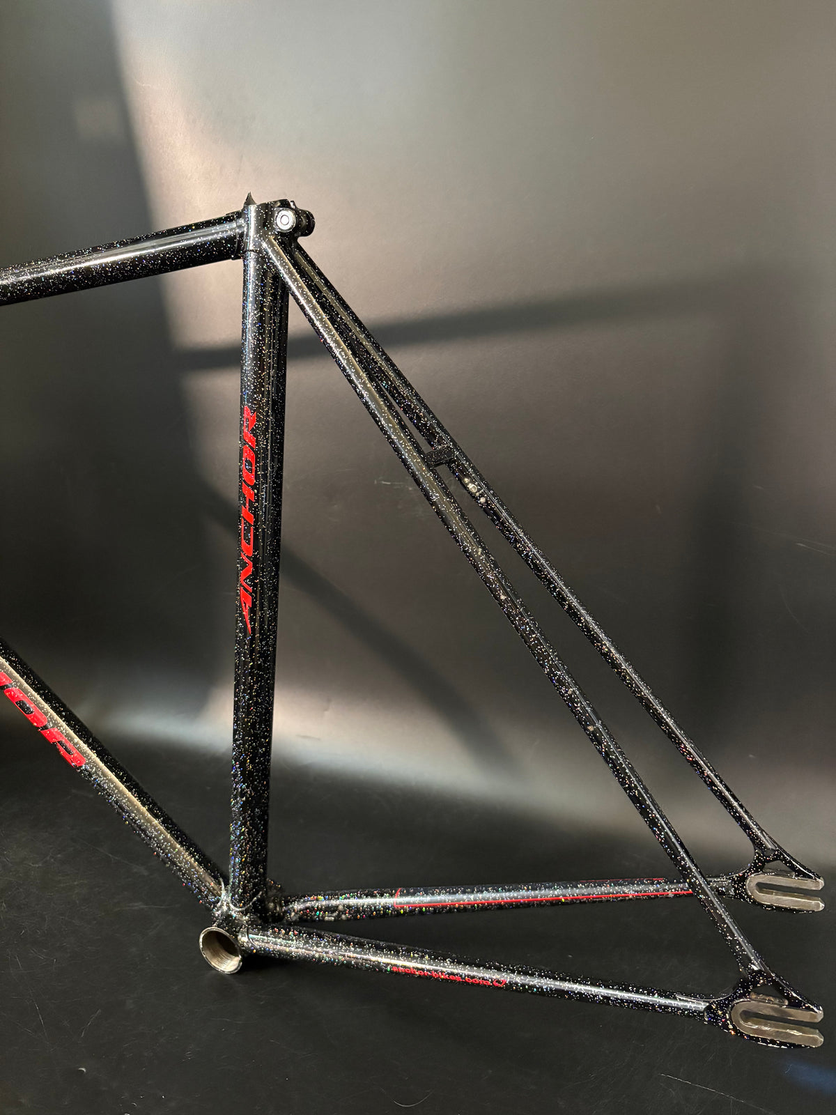 Bridgestone Anchor NJS Frameset Black Rainbow Flake 54cm