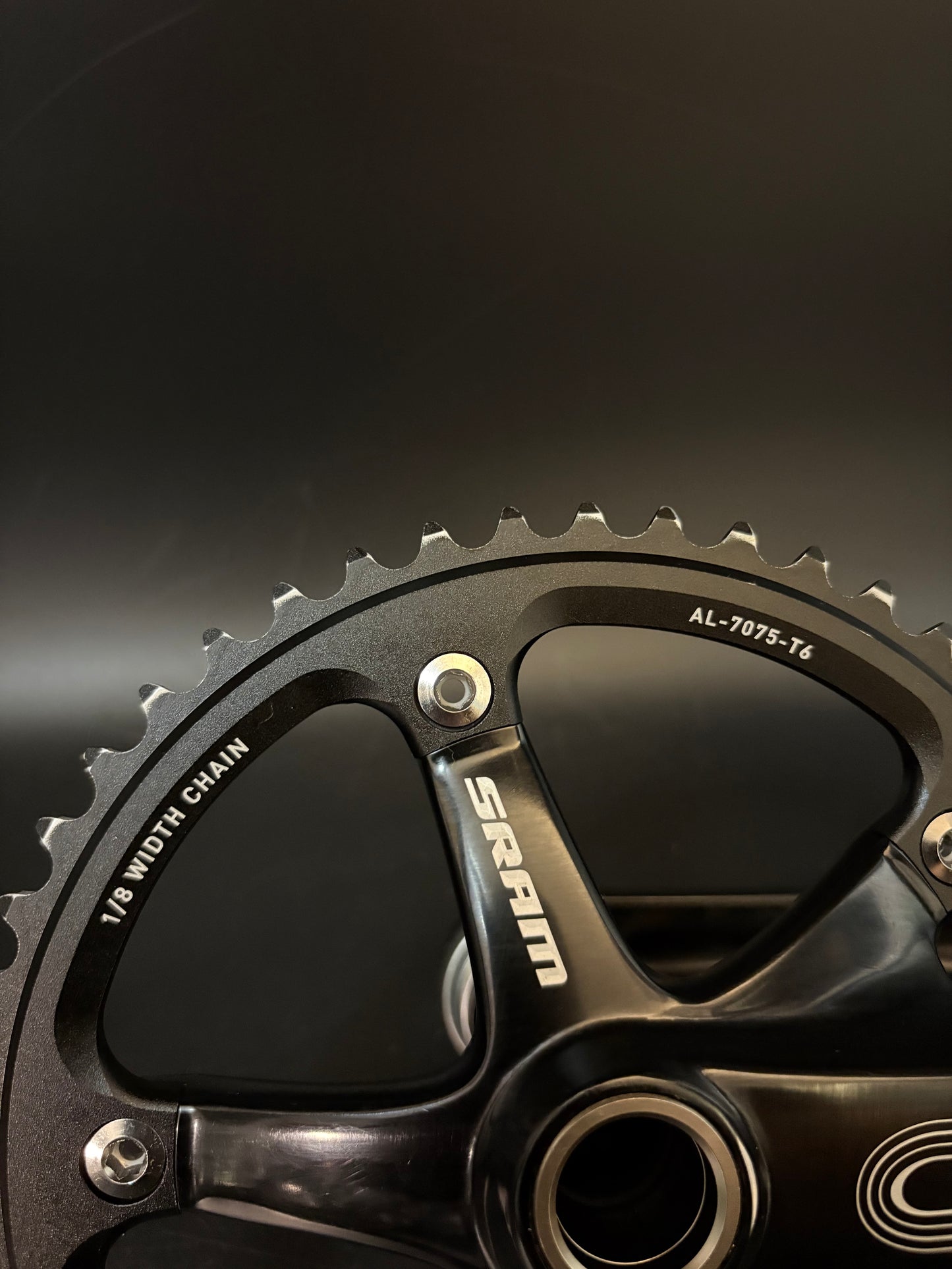 Sram Omnium Crankset Black 165mm 48t