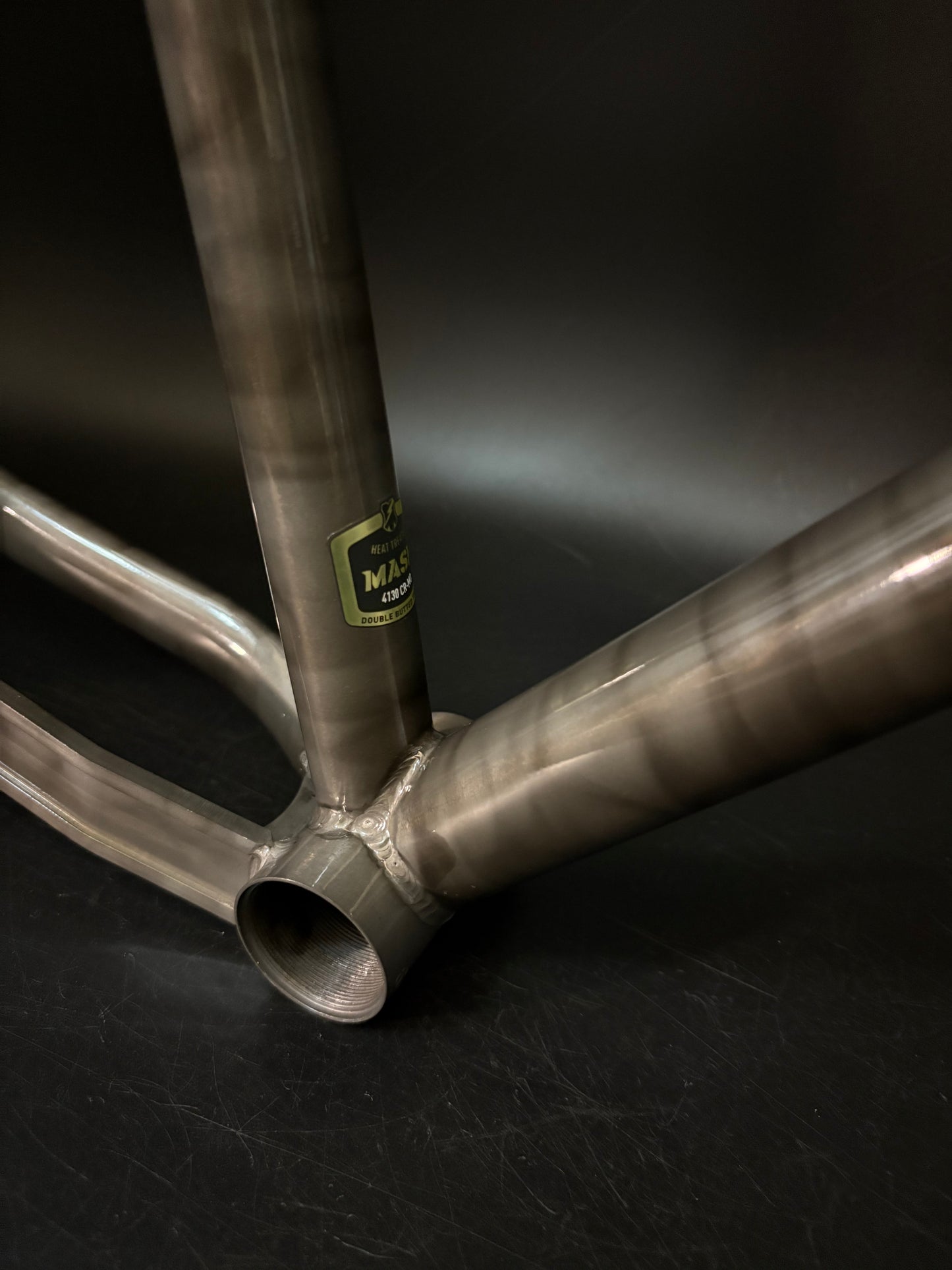 Mash Reyes Steel Frameset Phosphate Smoke Small