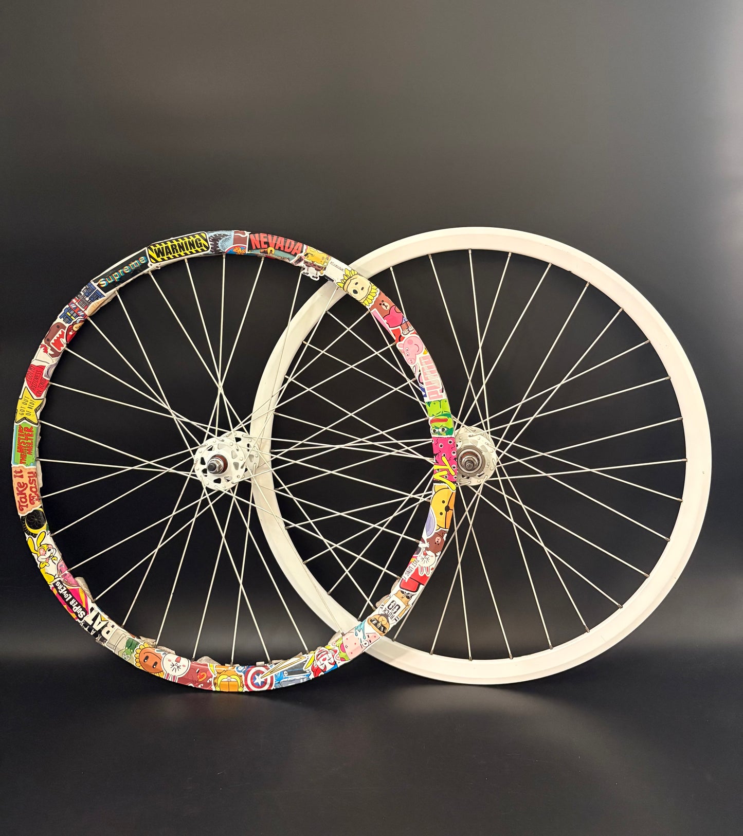 White Deep V / Origin 8 Wheelset 32h
