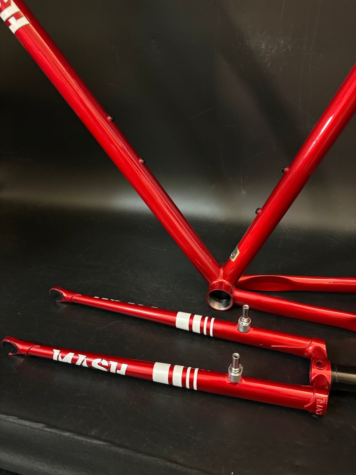 NEW Mash Steel Frameset Red / White Large 57cm