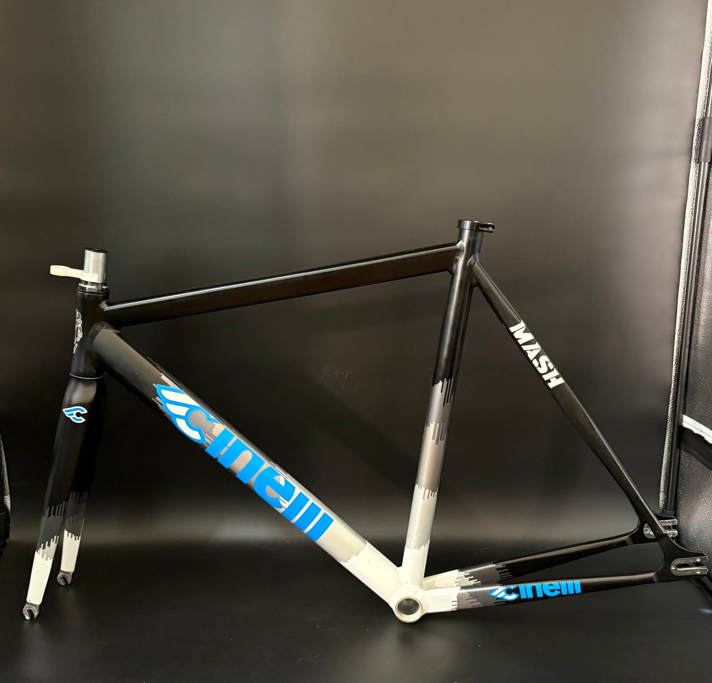Cinelli Mash Histogram Frameset Black/Blue 53cm