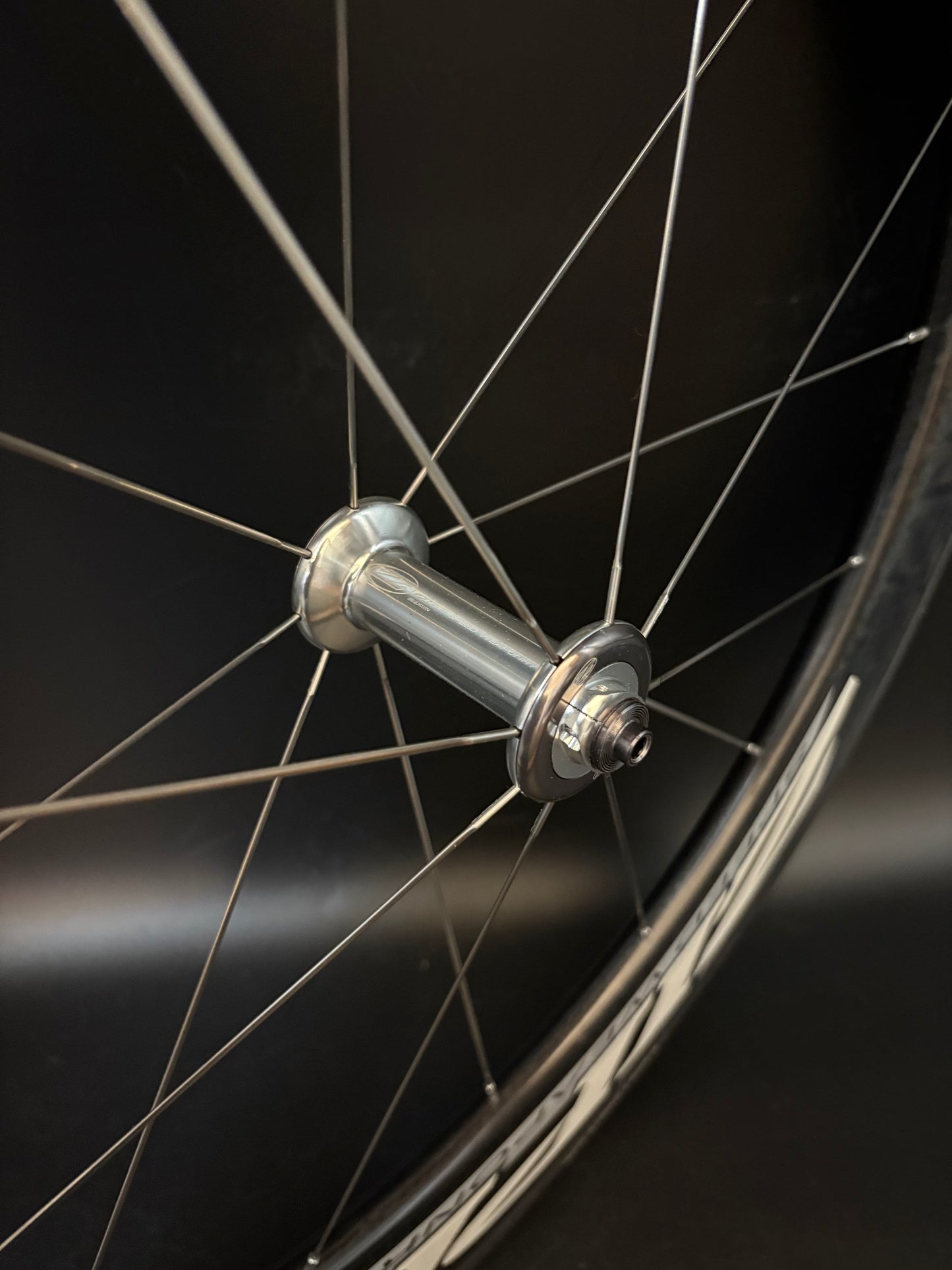 Zipp 808 Firecrest Tubular Front Wheel Carbon 16h