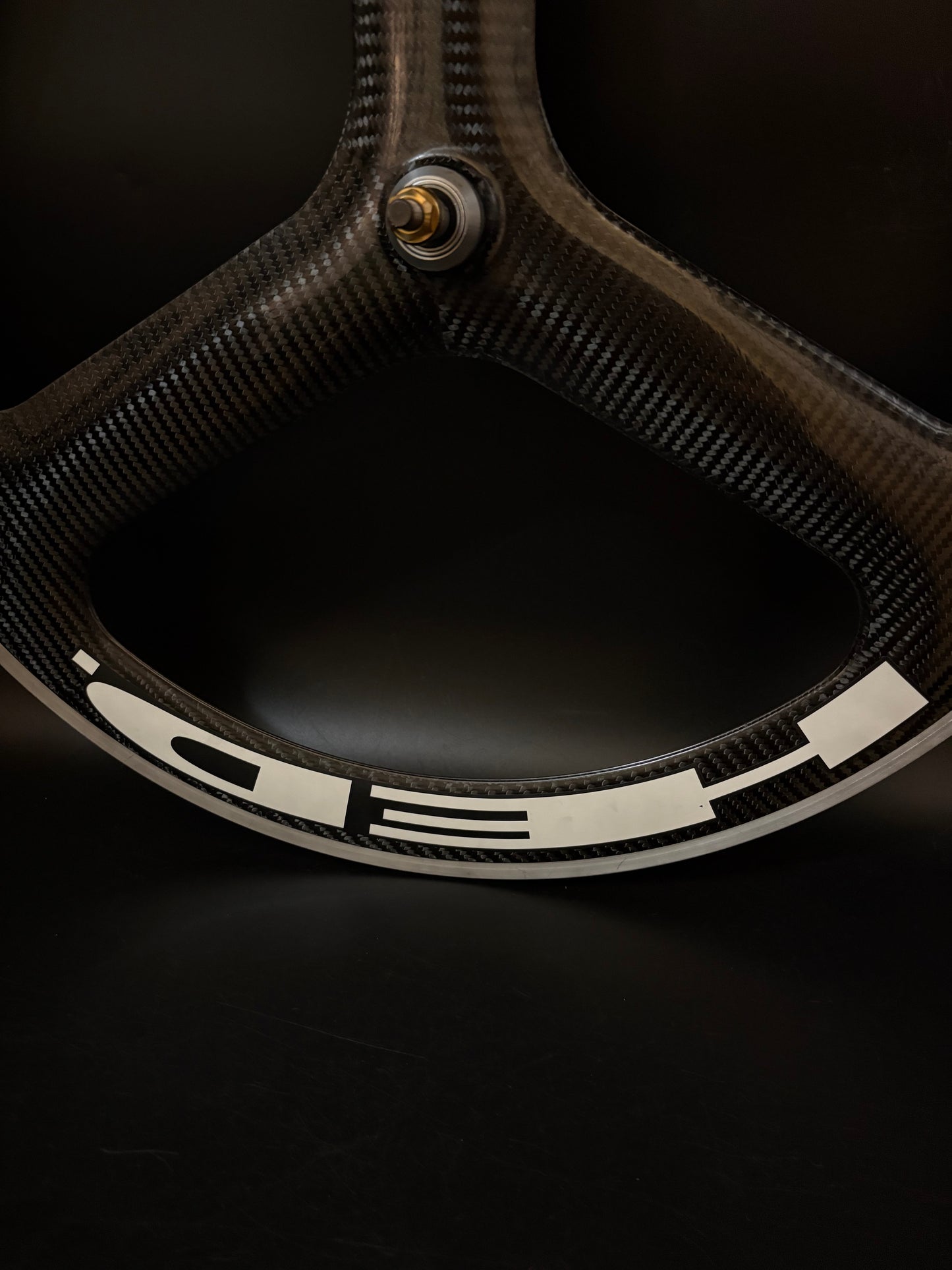 HED 3 Tri Spoke Carbon Clincher Track Rear Wheel