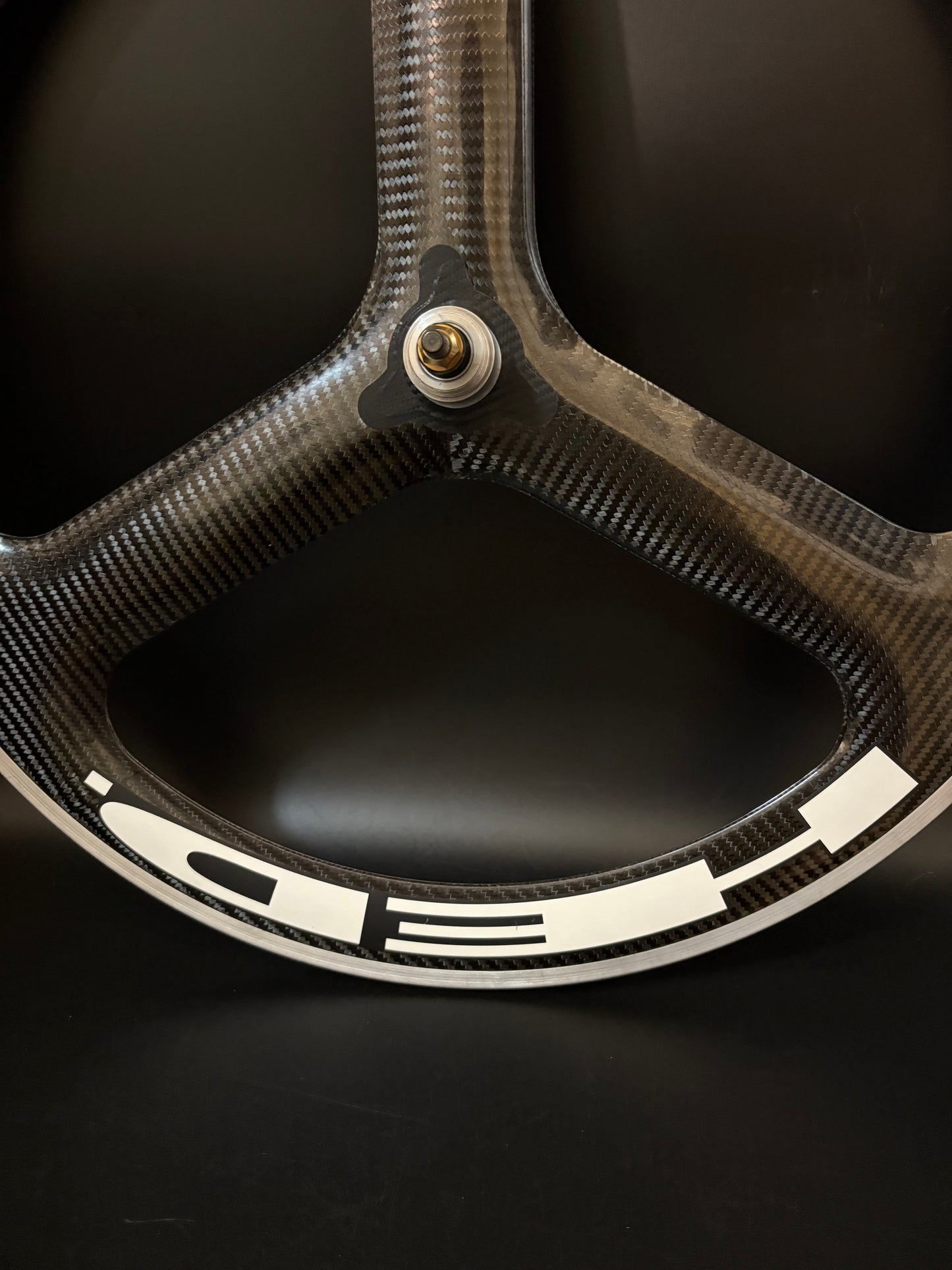 HED 3 Tri Spoke Carbon Clincher Track Rear Wheel
