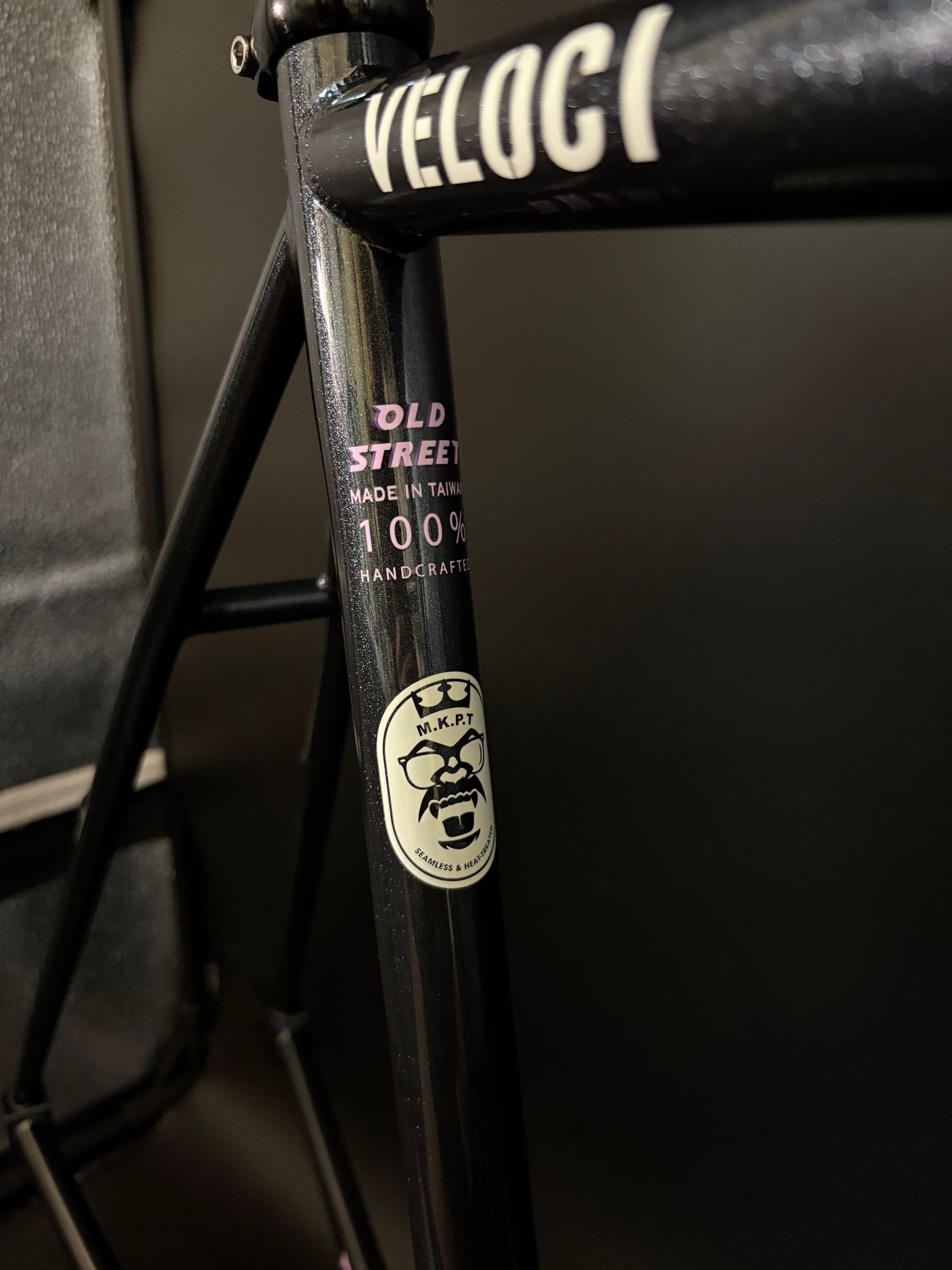 Veloci Old Street Frameset Glitter Black 54cm Medium