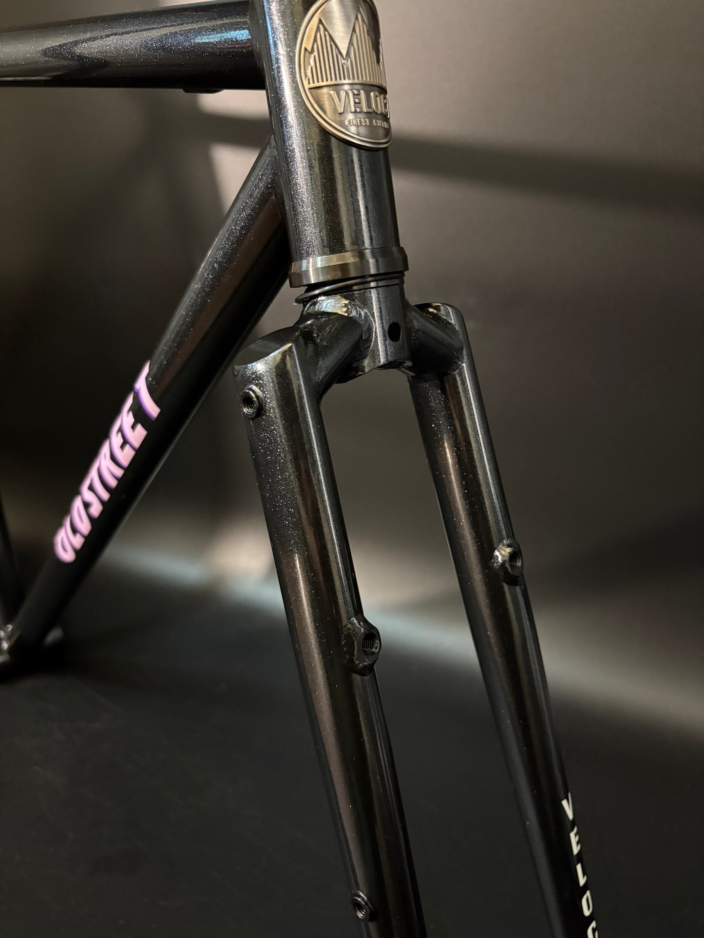 Veloci Old Street Frameset Glitter Black 54cm Medium