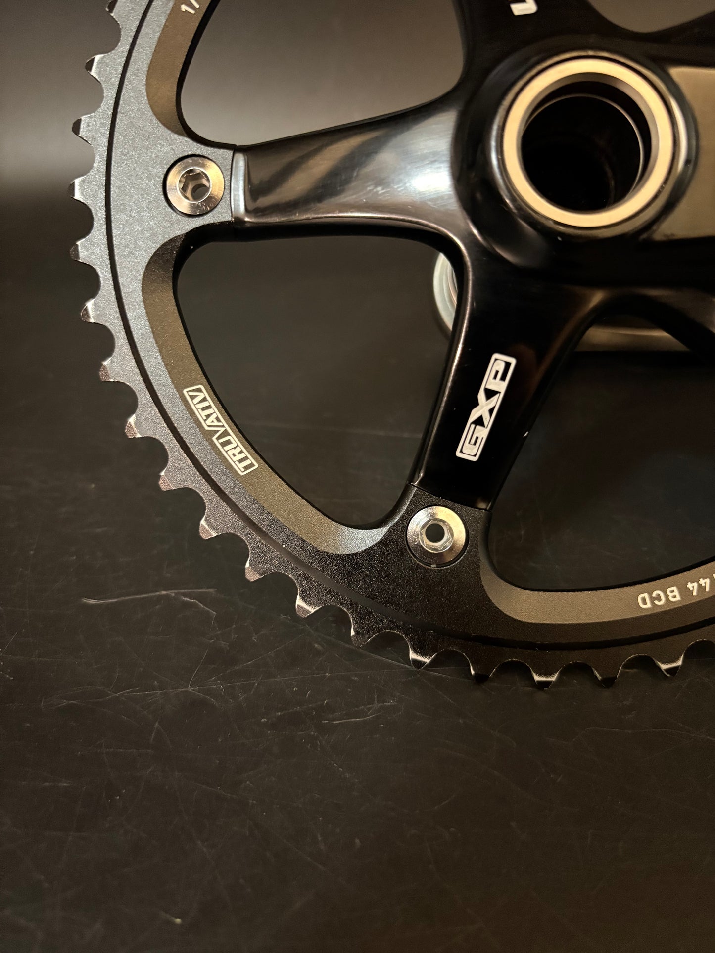Sram Omnium Crankset Black 165mm 48t