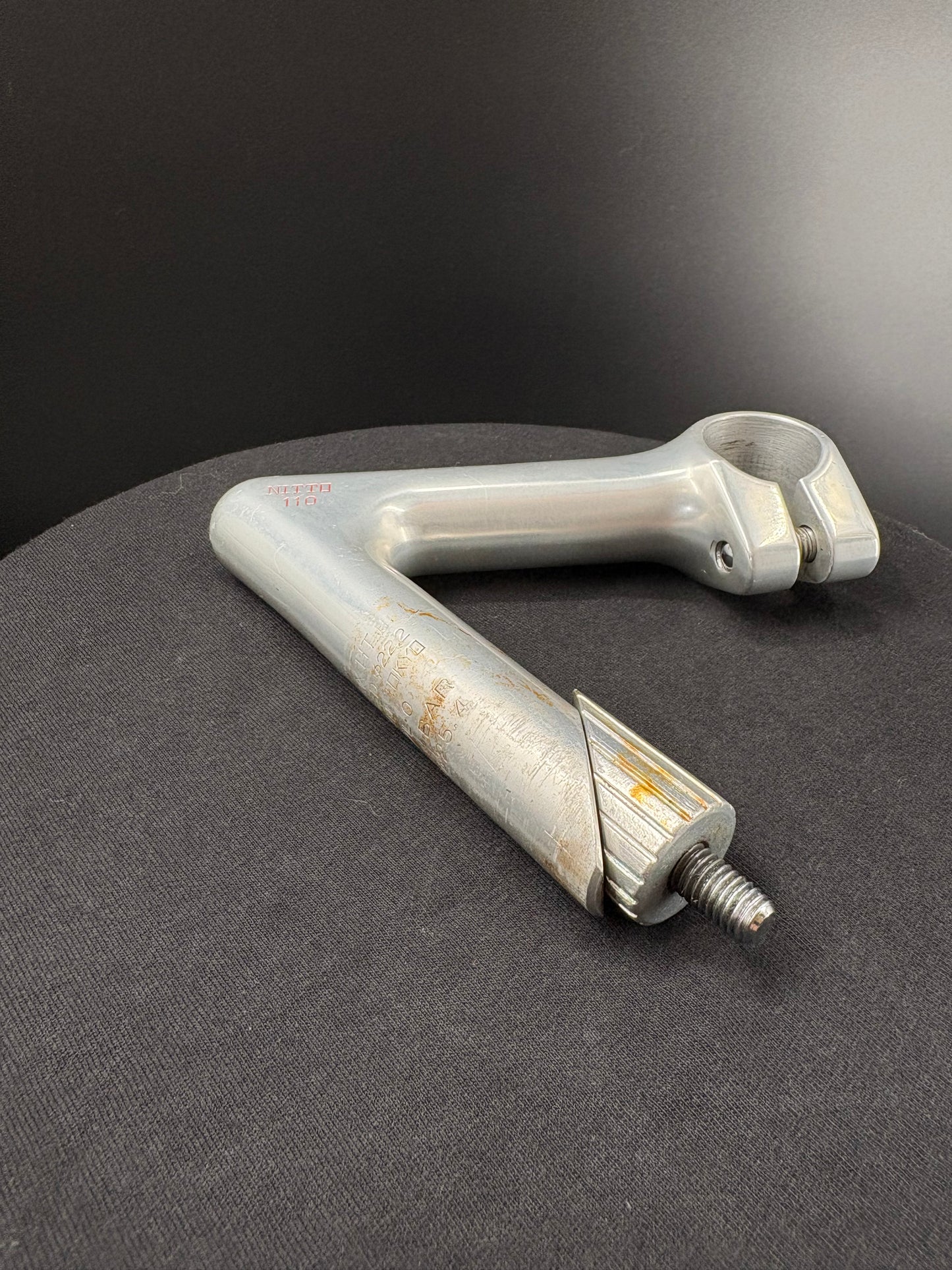 Nitto Jaguar Quill Stem Silver 110mm 25.4