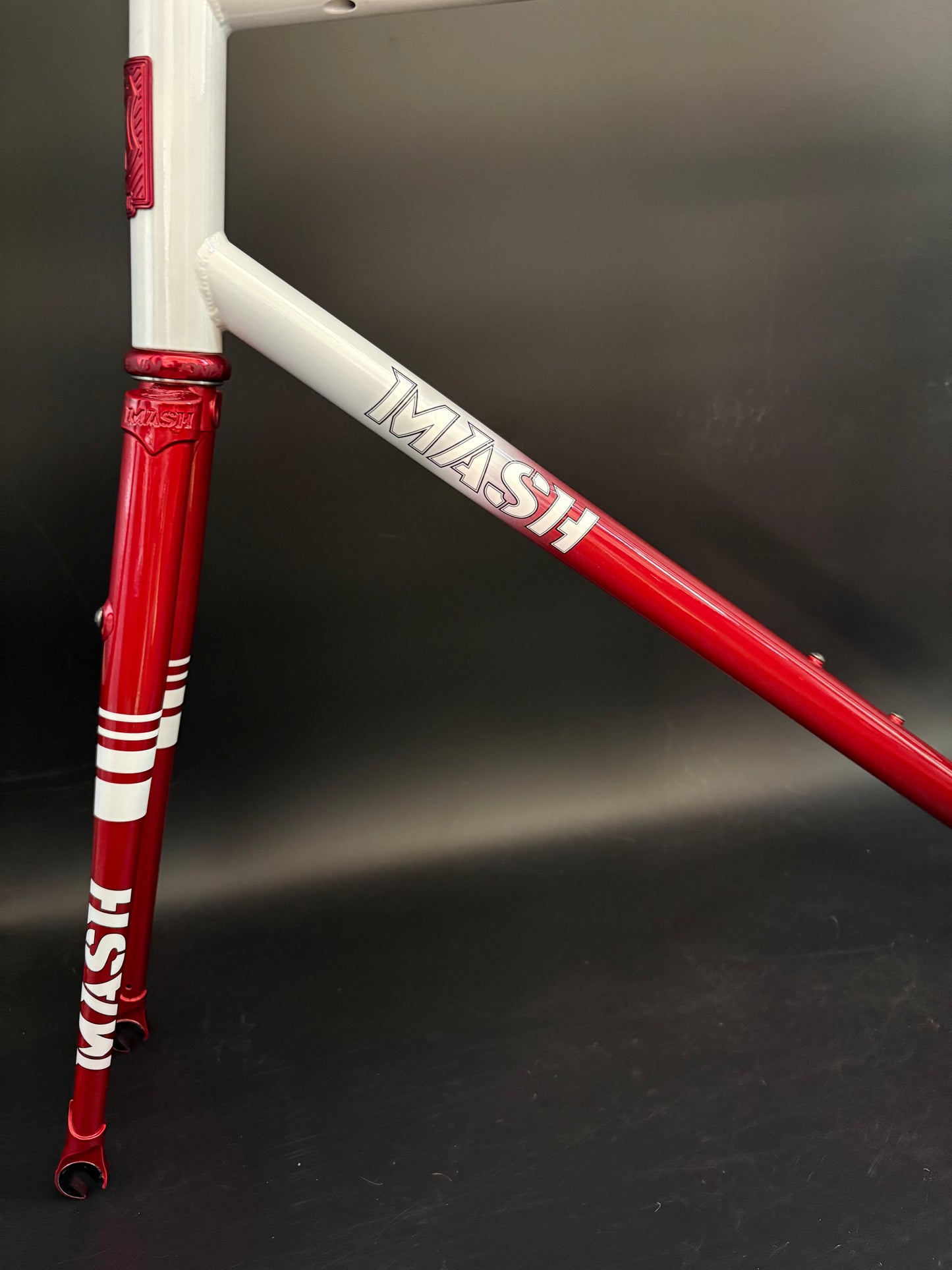 Mash Steel Frameset Red/White 60cm XL