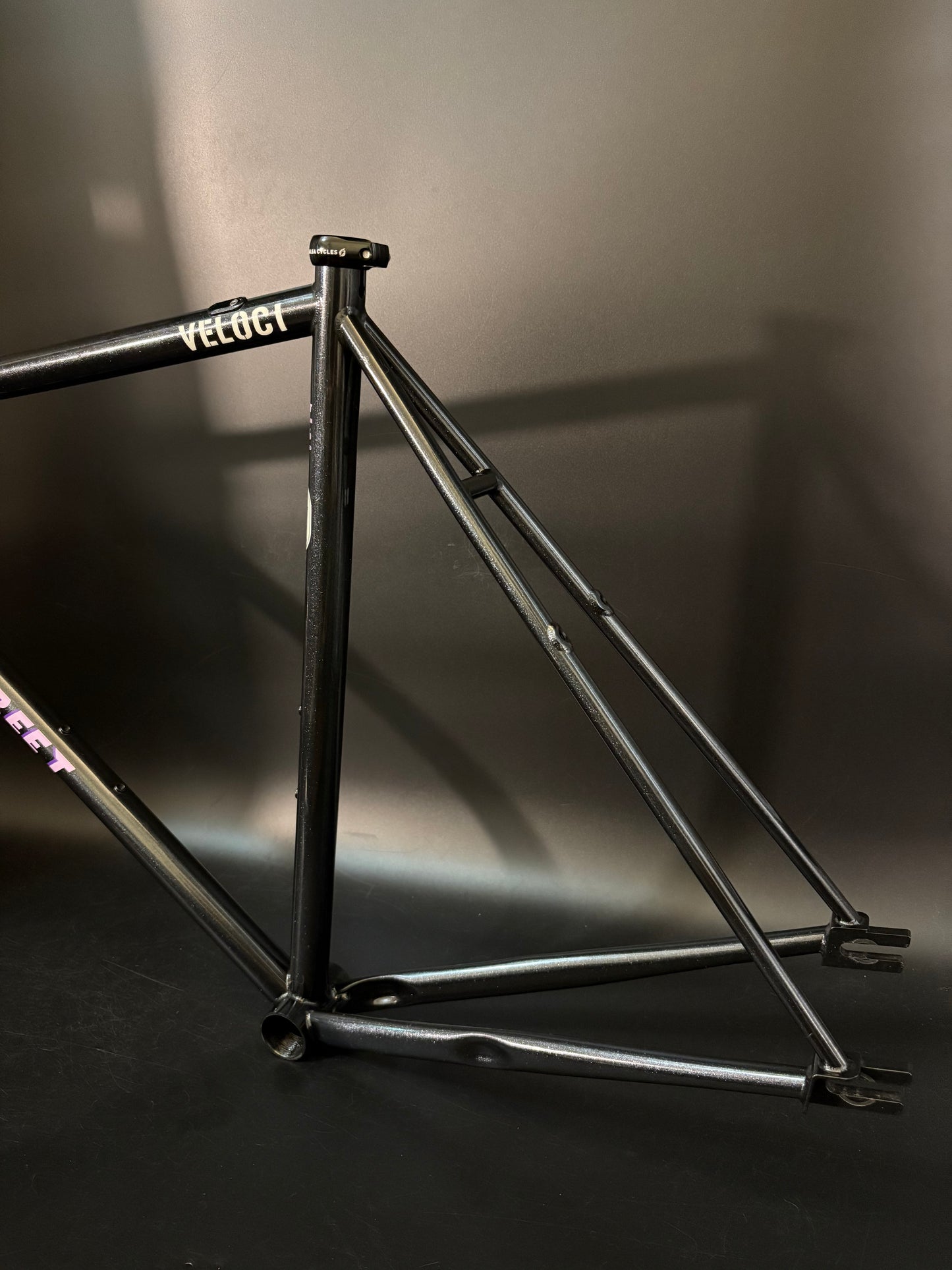 Veloci Old Street Frameset Glitter Black 54cm Medium