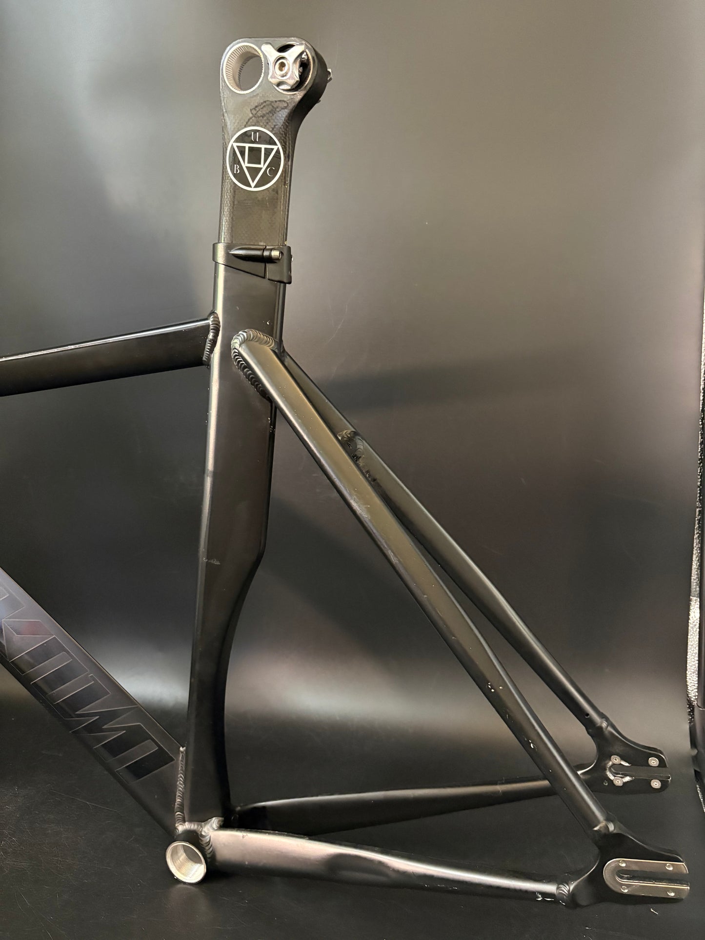 Unknown Track Frameset Black 54cm