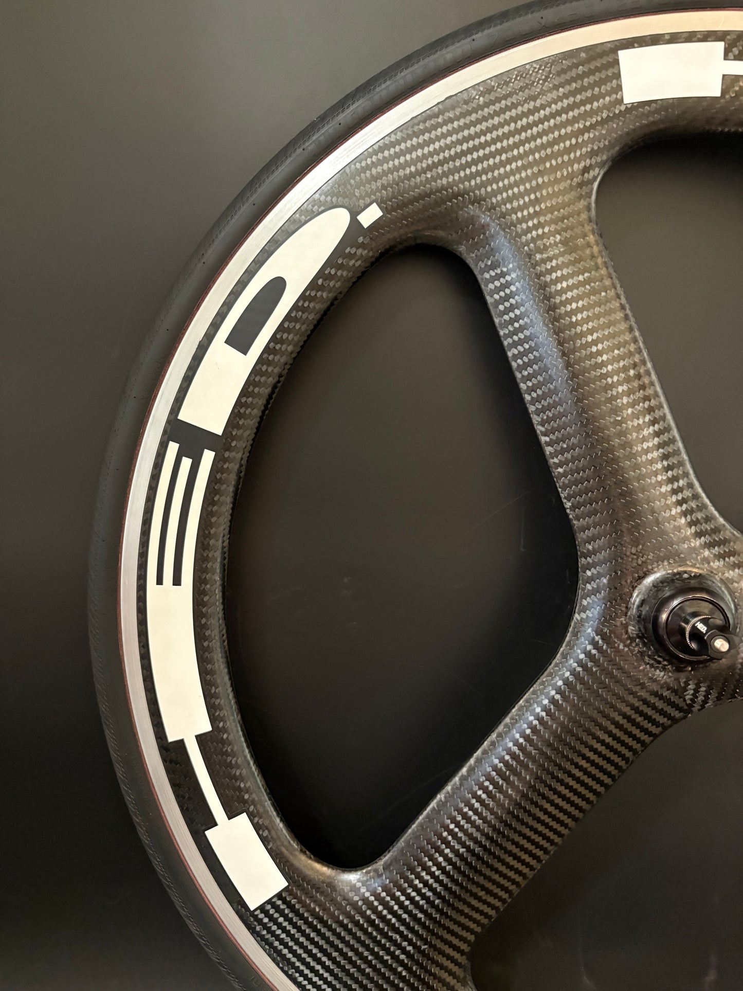 HED H3+ Tri Spoke Front Wheel Carbon Clincher