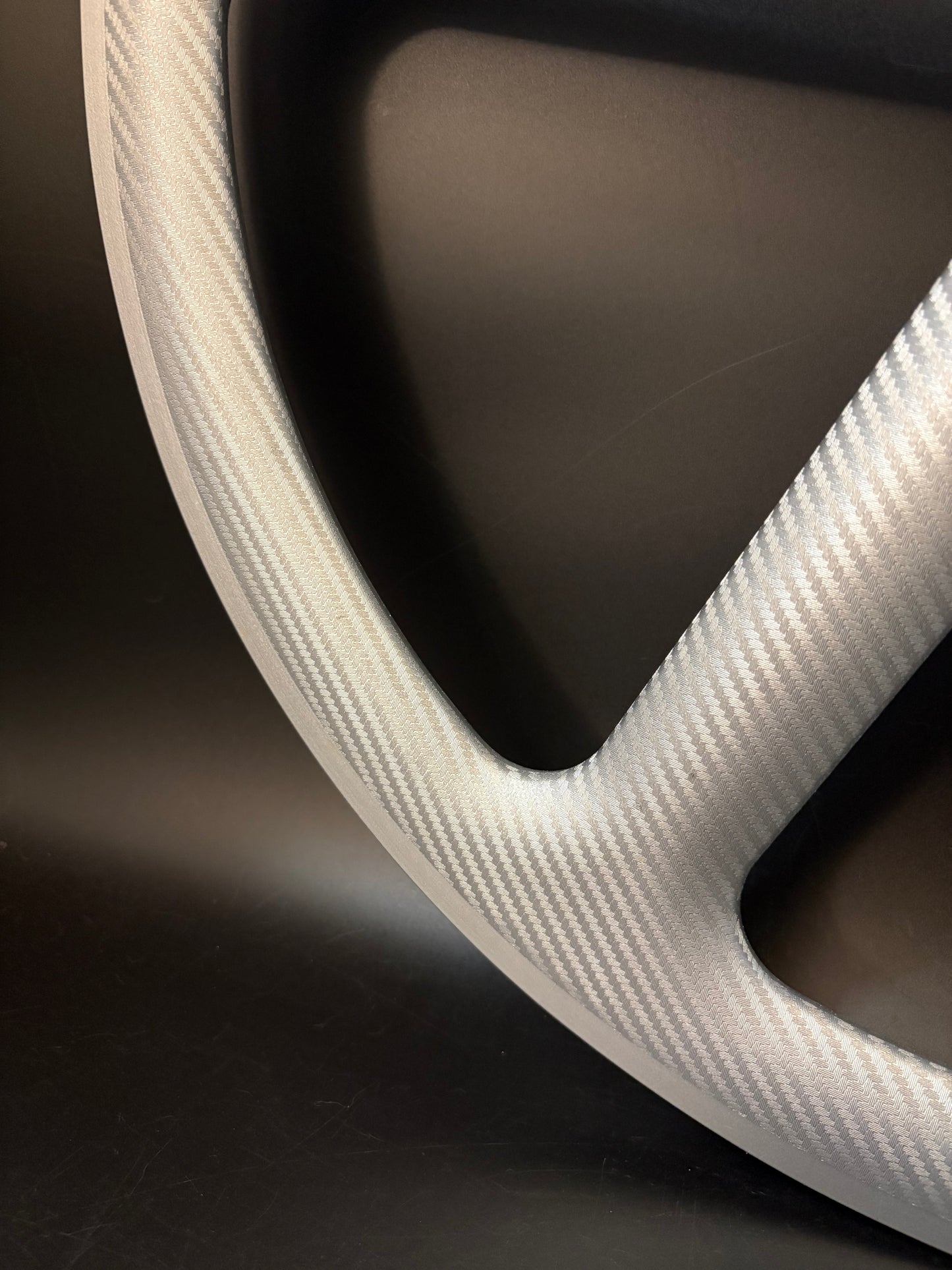 Encore 5 Spoke Rear Wheel Silver Carbon Weave