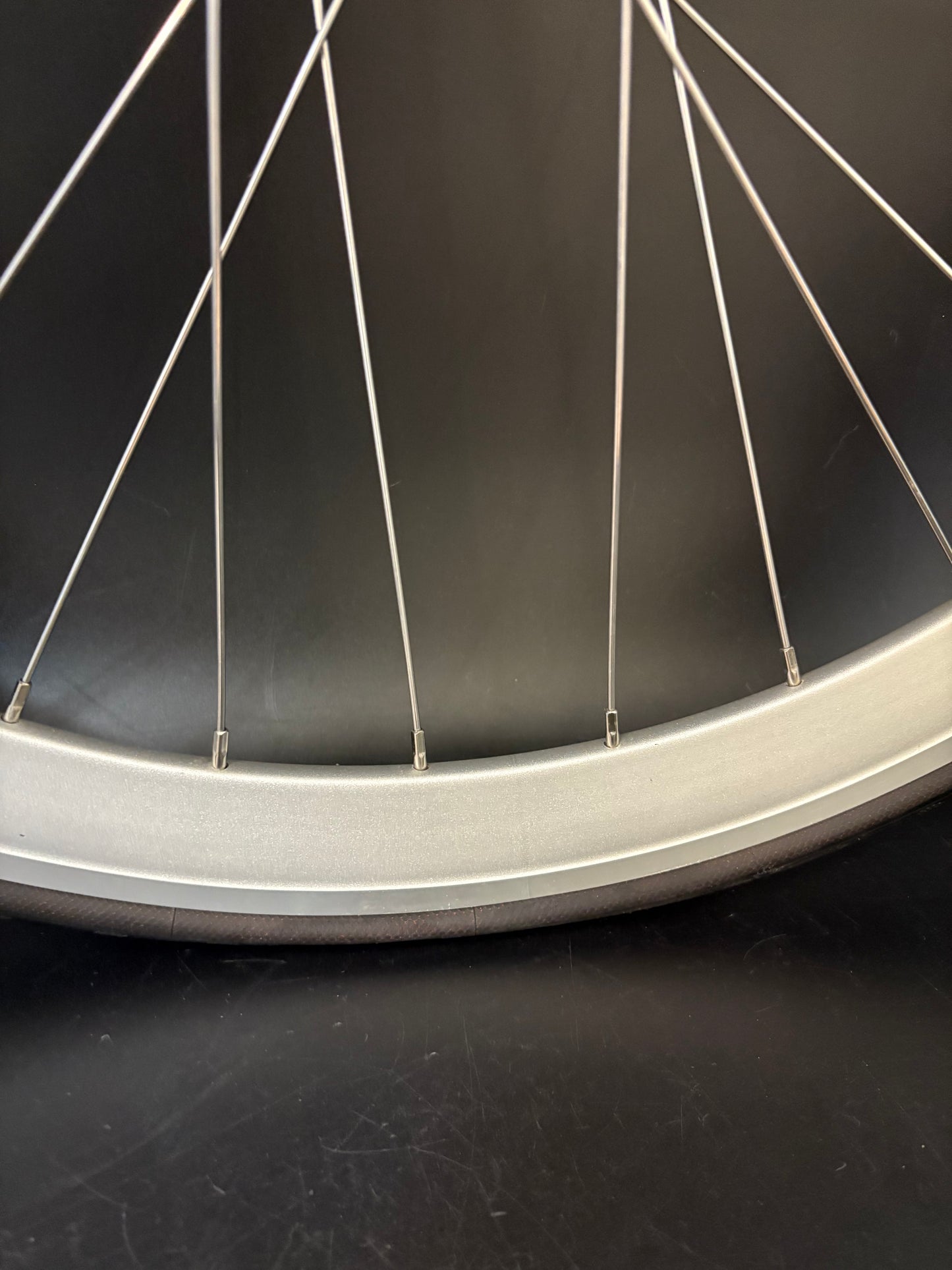 H Plus Son SL42 Silver / Gran Compe HF Silver Rear Wheel 32h